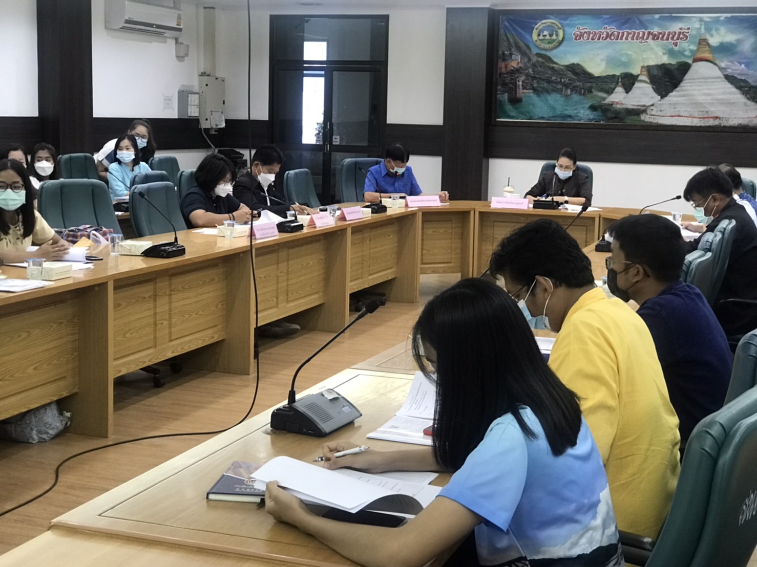 ประชุมคณะอนุกรรมการตรวจประเมินเพื่อการรับรองมาตรฐานการพัฒนาชุมชนจังหวัดกาญจนบุรี ครั้งที่ 1/2564