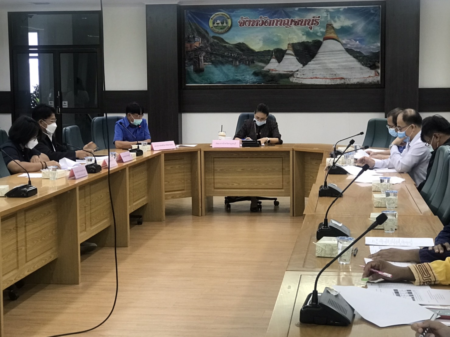 ประชุมคณะอนุกรรมการตรวจประเมินเพื่อการรับรองมาตรฐานการพัฒนาชุมชนจังหวัดกาญจนบุรี ครั้งที่ 1/2564