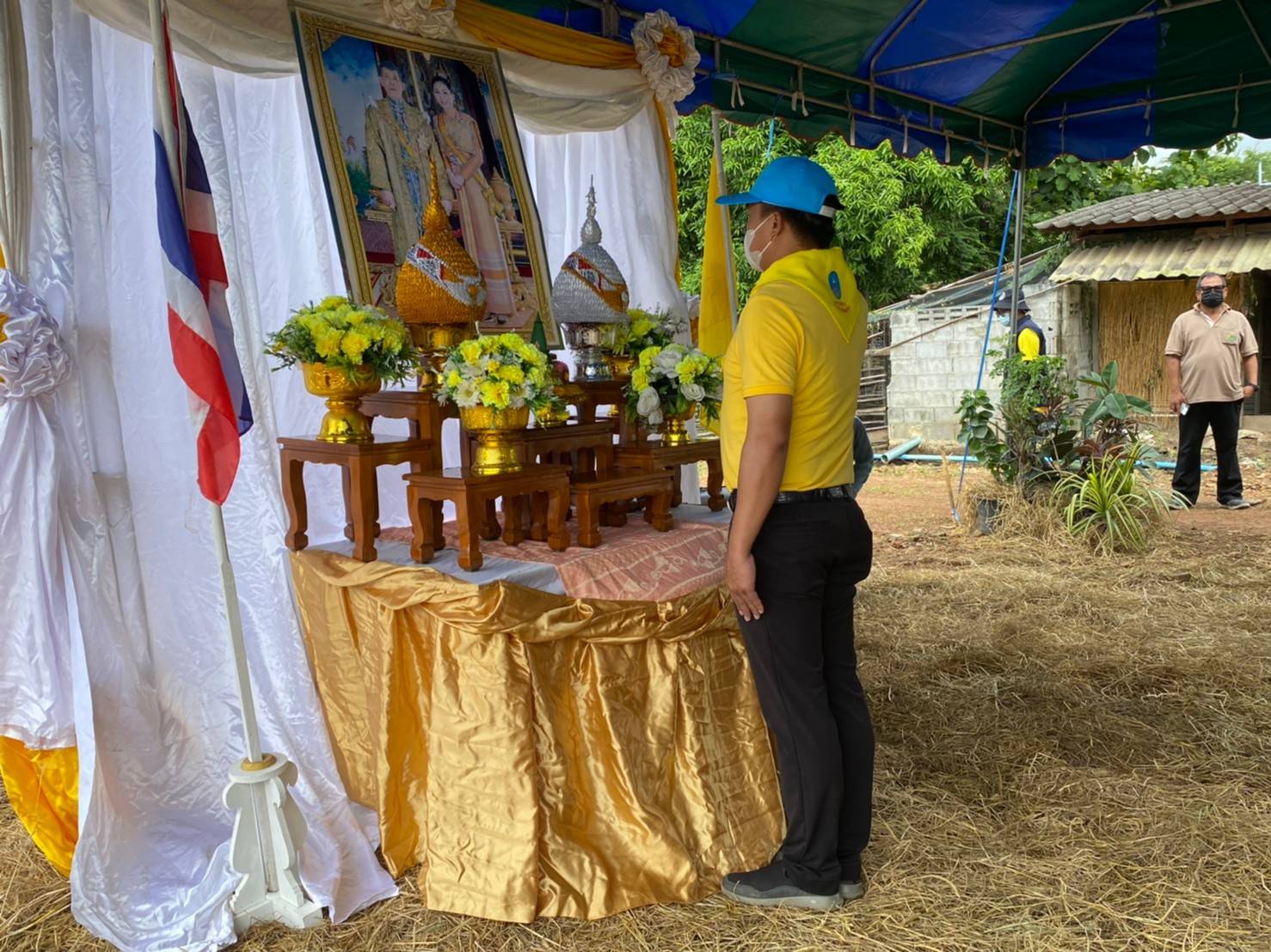 “อำเภอหนองปรือ จังหวัดกาญจนบุรี จัดกิจกรรมจิตอาสาพัฒนาชุมชนเอามื้อสามัคคี เพื่อเฉลิมพระเกียรติเนื่องในโอกาสวันเฉลิมพระชนมพรรษา พระบาทสมเด็จพระวชิรเกล้าเจ้าอยู่หัว 69 พรรษา 28 กรกฎาคม 2564”