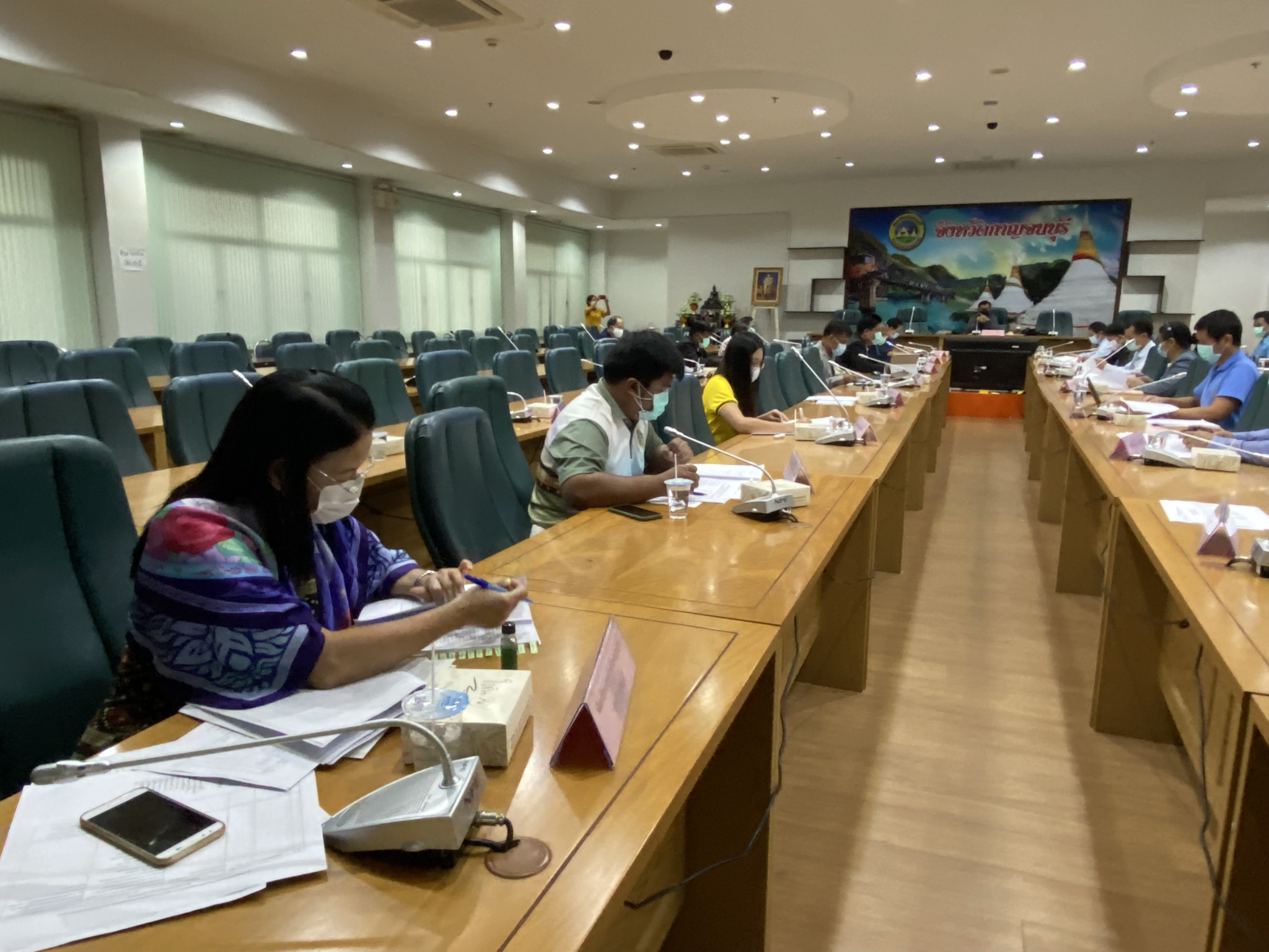 การประชุมคณะกรรมการประสานและขับเคลื่อนนโยบายสานพลังประชารัฐประจำจังหวัดกาญจนบุรี (คสป.) ครั้งที่ 2/2564