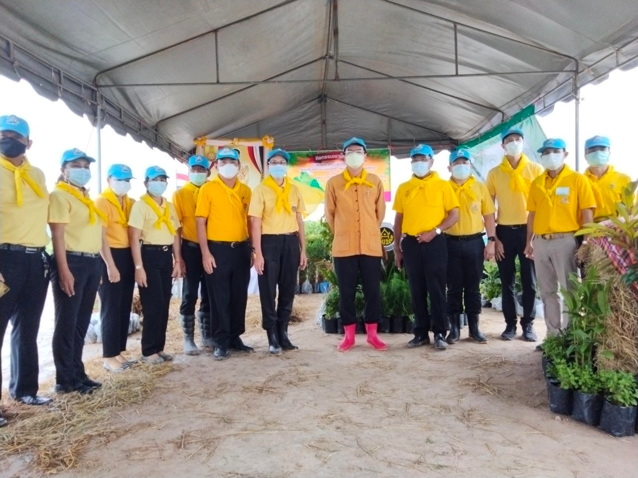 “พัฒนาชุมชนกาญจน์ … นำรองผู้ว่าฯ พร้อมคณะติดตาม ลงพื้นที่แปลง CLM อำเภอบ่อพลอย ร่วมกิจกรรมเอามื้อสามัคคี