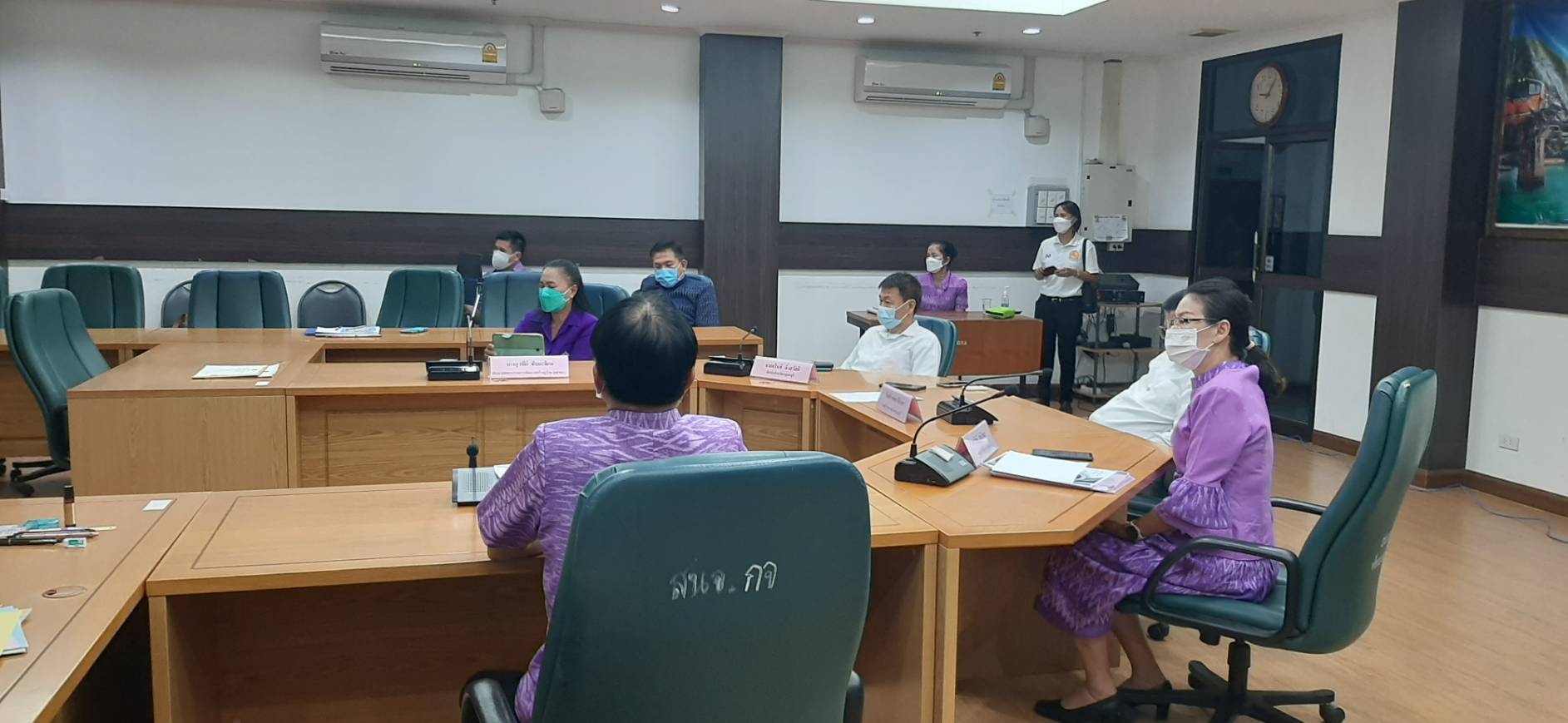 พช.กาญจน์ สอบคัดเลือกตำแหน่งผู้อำนวยการกลุ่มงานประสานและสนับสนุนการบริหารงานพัฒนาชุมชน  “รองผู้ว่าราชการจังหวัดกาญจนบุรี ร่วมให้กำลังใจแก่ผู้เข้าสอบ”✌️✌️✌️