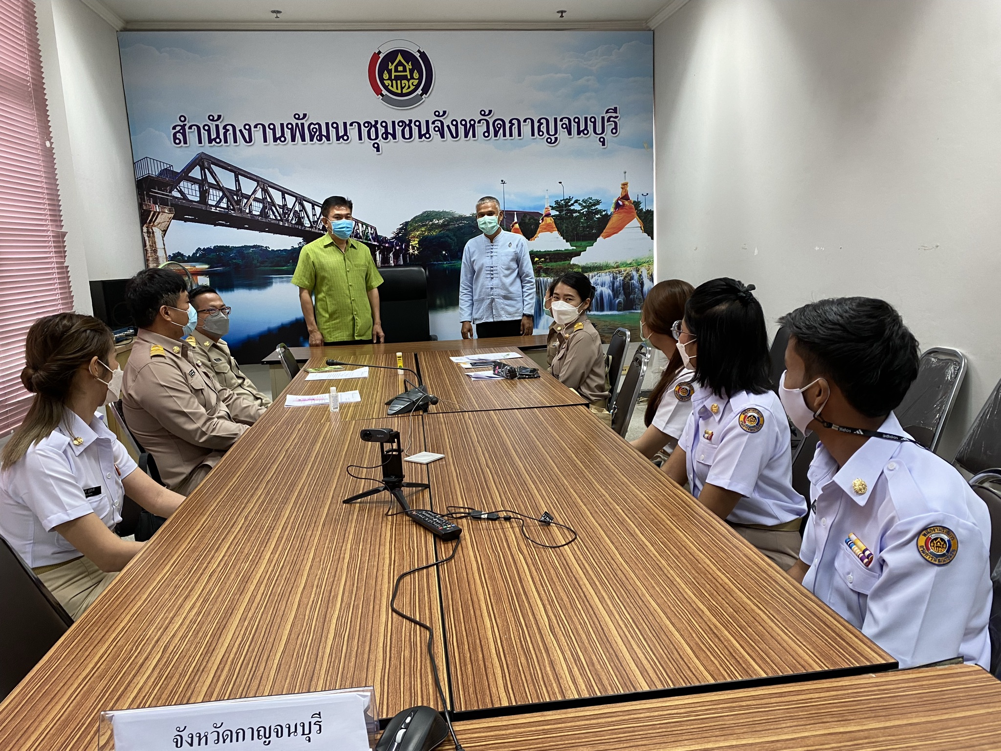พช.กาญจน์ ต้อนรับน้องใหม่ เสริมทีมเตรียมลุยงานพัฒนาชุมชน