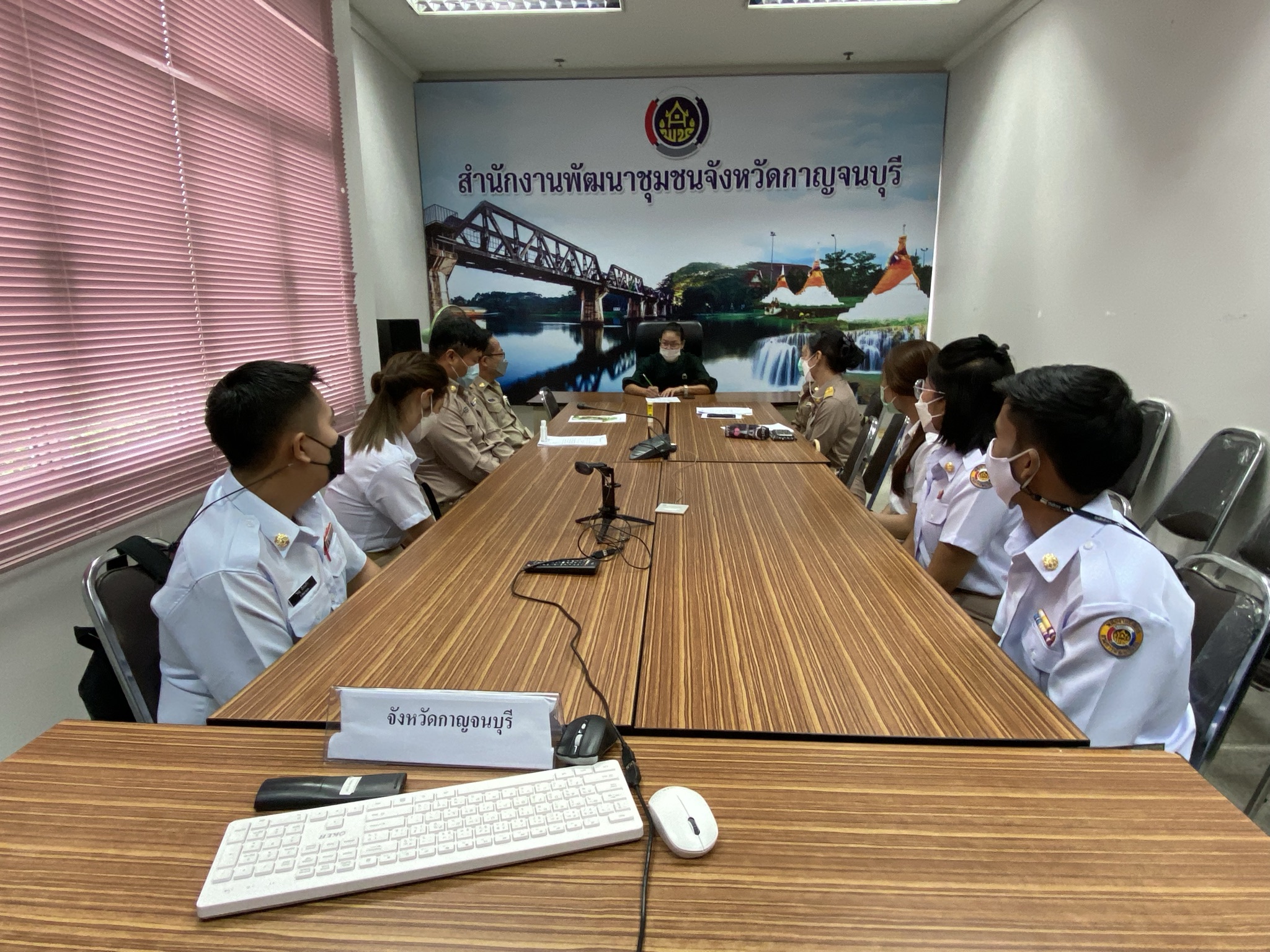 พช.กาญจน์ ต้อนรับน้องใหม่ เสริมทีมเตรียมลุยงานพัฒนาชุมชน