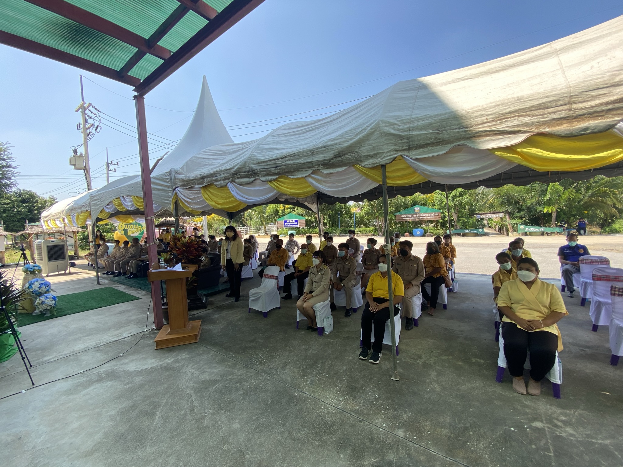 กาญจนบุรี ร่วมเปิดตัวศูนย์ผู้นำจิตอาสาพัฒนาชุมชน สร้างแหล่งบ่มเพาะทักษะชีวิต  ทักษะอาชีพ แหล่งเรียนรู้งานพัฒนาชุมชน