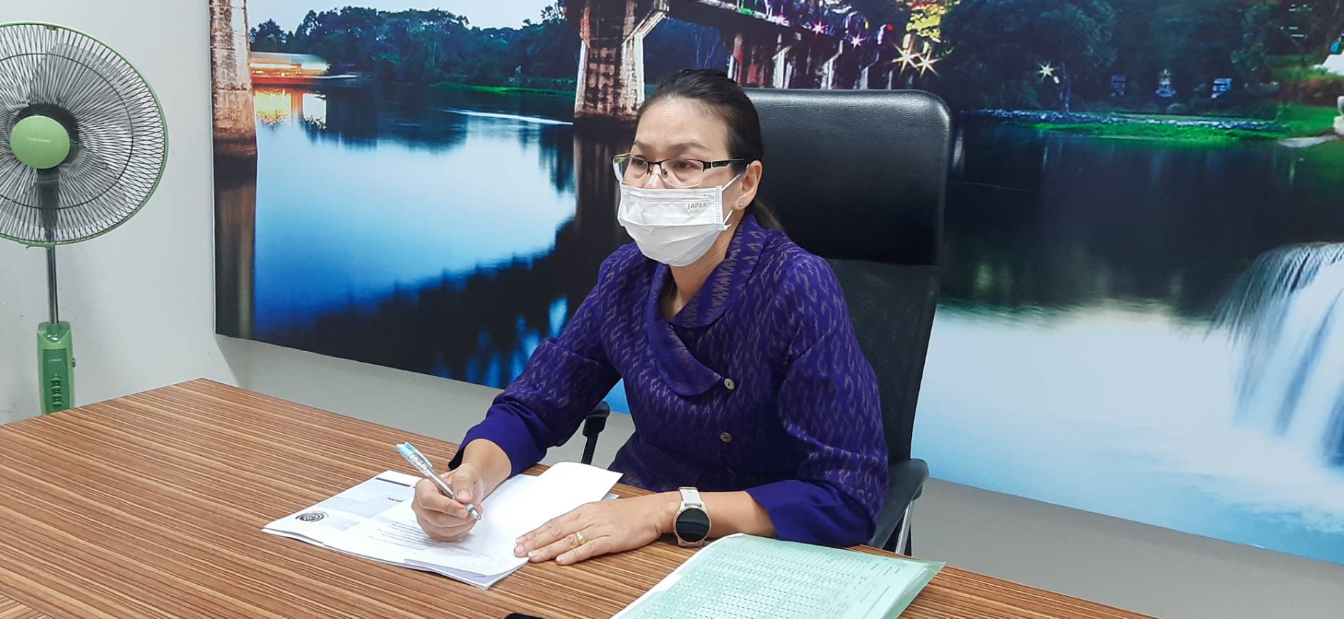 “พัฒนาชุมชนกาญจน์ ร่วมการประชุมกรมการพัฒนาชุมชน ประจำเดือนตุลาคม 64 “