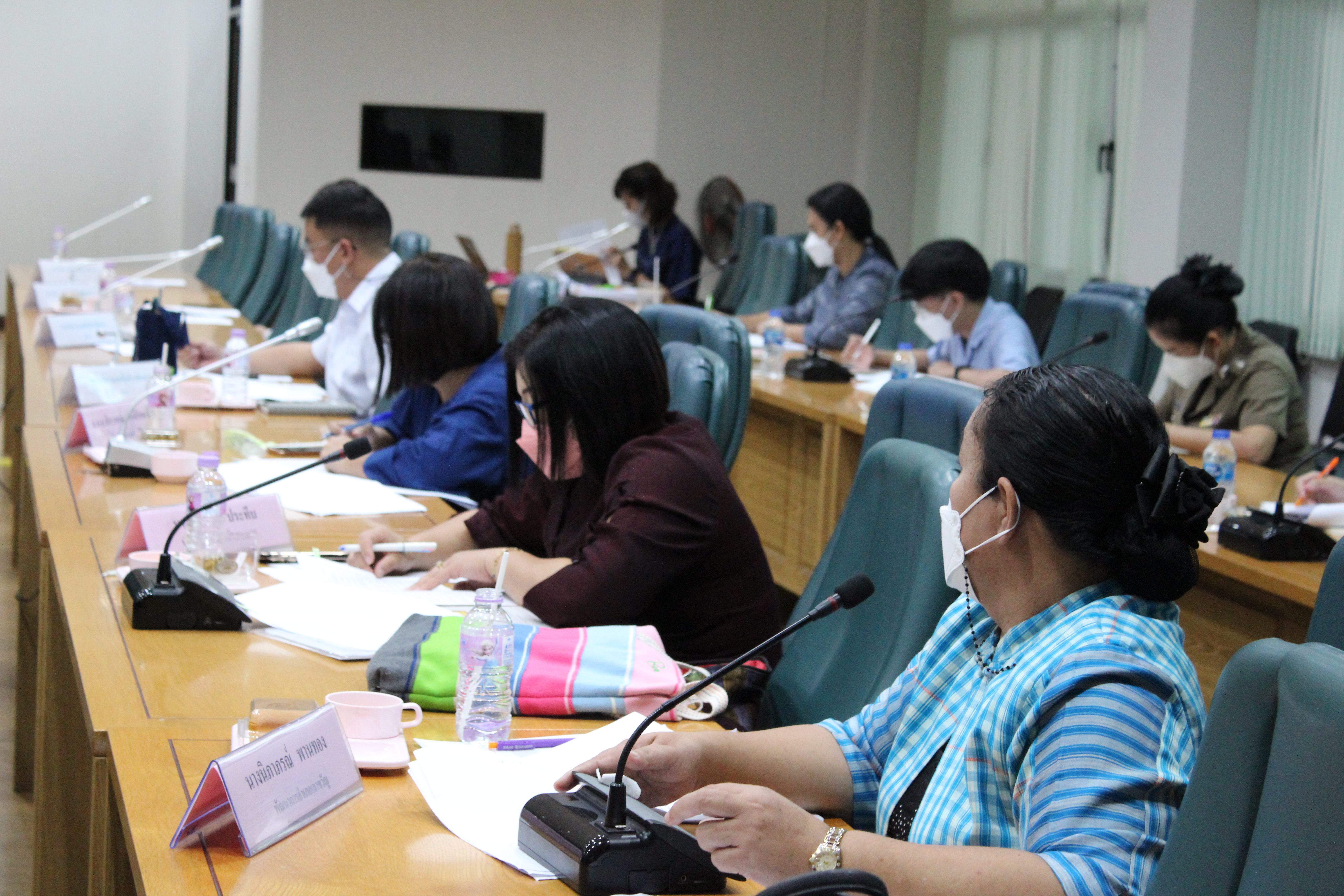 พช.กาญจน์ จัดการประชุมรับรอง ข้อมูล จปฐ. และ กชช. ๒ค ปี ๖๔