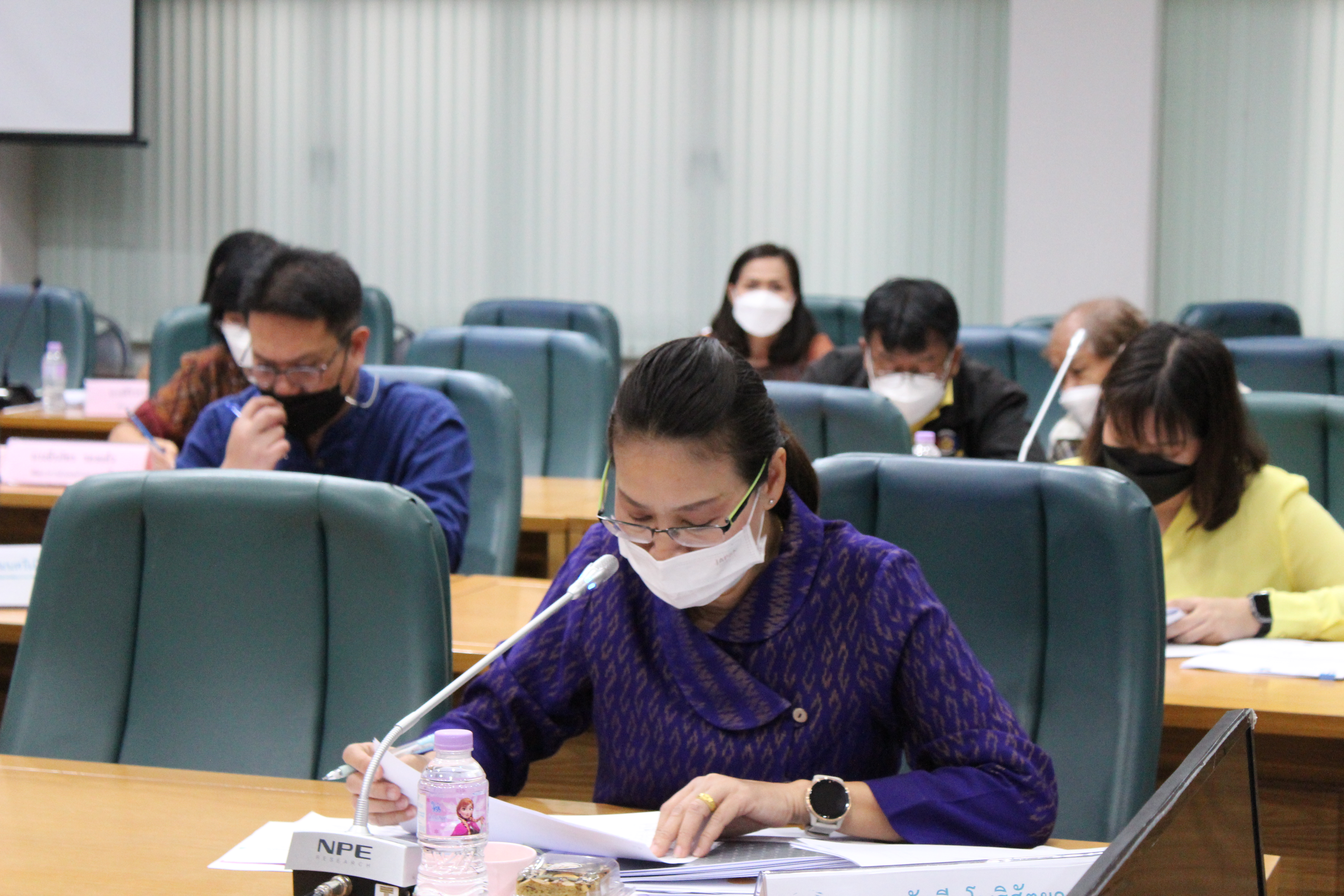 พช.กาญจน์ จัดการประชุมรับรอง ข้อมูล จปฐ. และ กชช. ๒ค ปี ๖๔