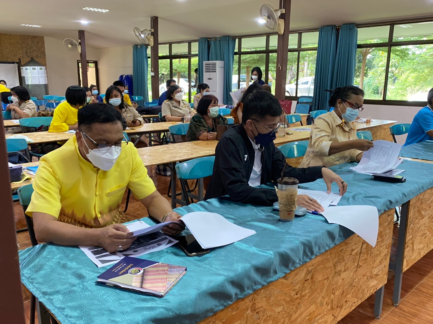 พช.กาญจน์ ประชุมเตรียมความพร้อมจัดพิธีมอบเงินพระราชทานขวัญถุงกองทุนแม่ของแผ่นดิน ประจำปี 2563