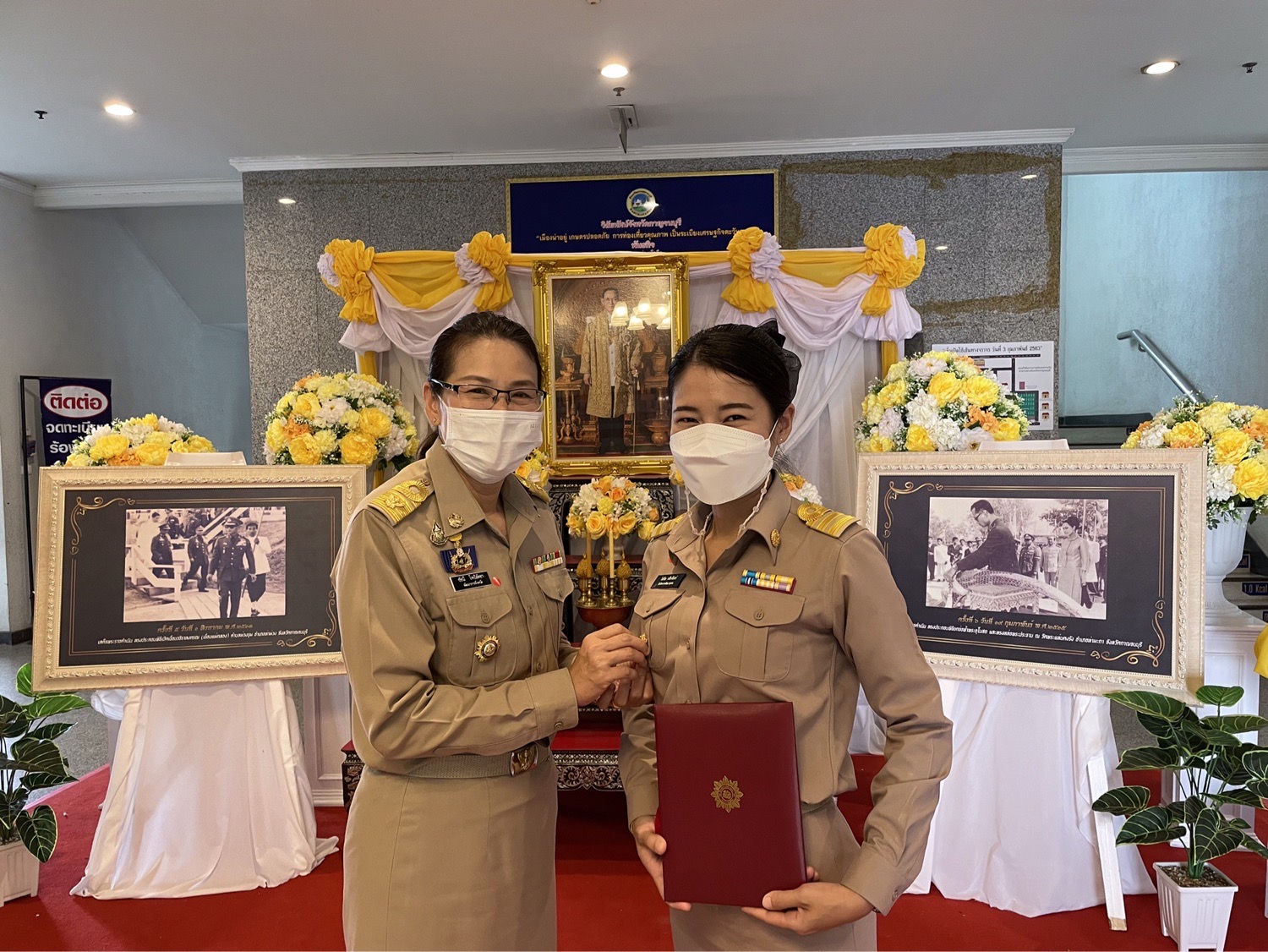 ผู้ว่าราชการจังหวัดกาญจนบุรี เป็นประธานในการมอบวุฒิบัตรและเข็มวิทยฐานะข้าราชการที่อยู่ระหว่างทดลองปฏิบัติหน้าที่ราชการ หลักสูตรพัฒนากรก่อนประจำการ รุ่นที่ 118