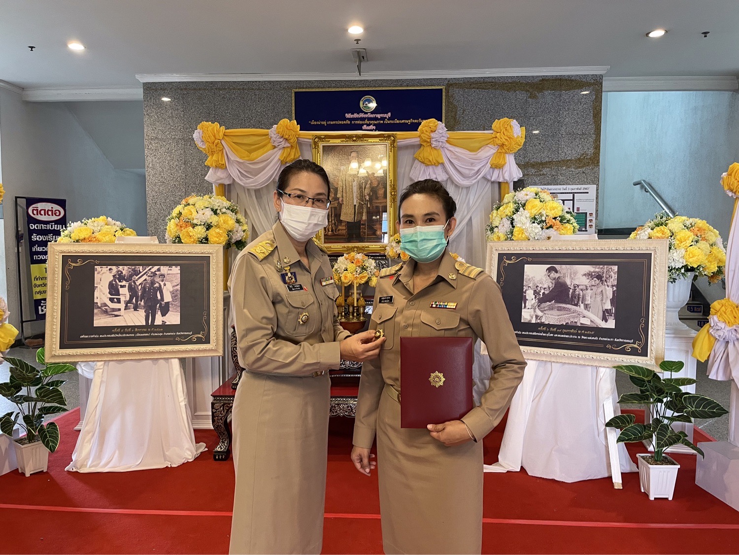 ผู้ว่าราชการจังหวัดกาญจนบุรี เป็นประธานในการมอบวุฒิบัตรและเข็มวิทยฐานะข้าราชการที่อยู่ระหว่างทดลองปฏิบัติหน้าที่ราชการ หลักสูตรพัฒนากรก่อนประจำการ รุ่นที่ 118