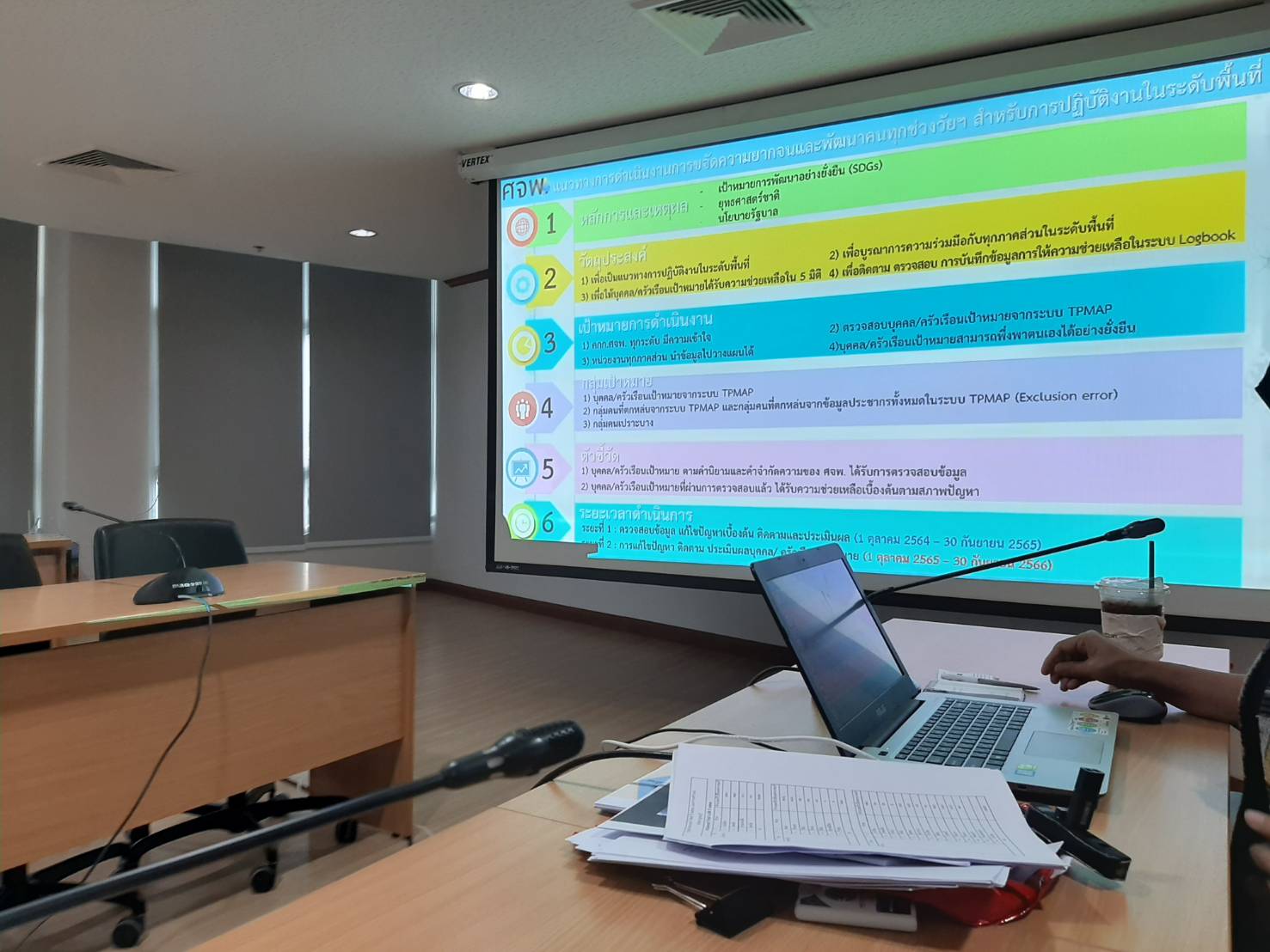 พช. กาญจน์ ประชุมแนวทางการขับเคลื่อน แก่ทีมแก้จน!