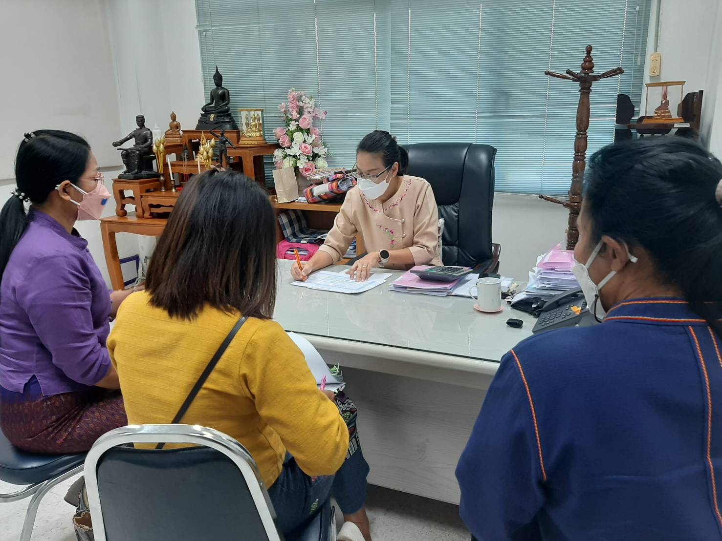 พช. กาญจน์ หารือเตรียมความพร้อมพื้นที่ฝึกภาคสนาม ของนักพัฒนาชุมชน ของกรมส่งเสริมการปกครองส่วนท้องถิ่น