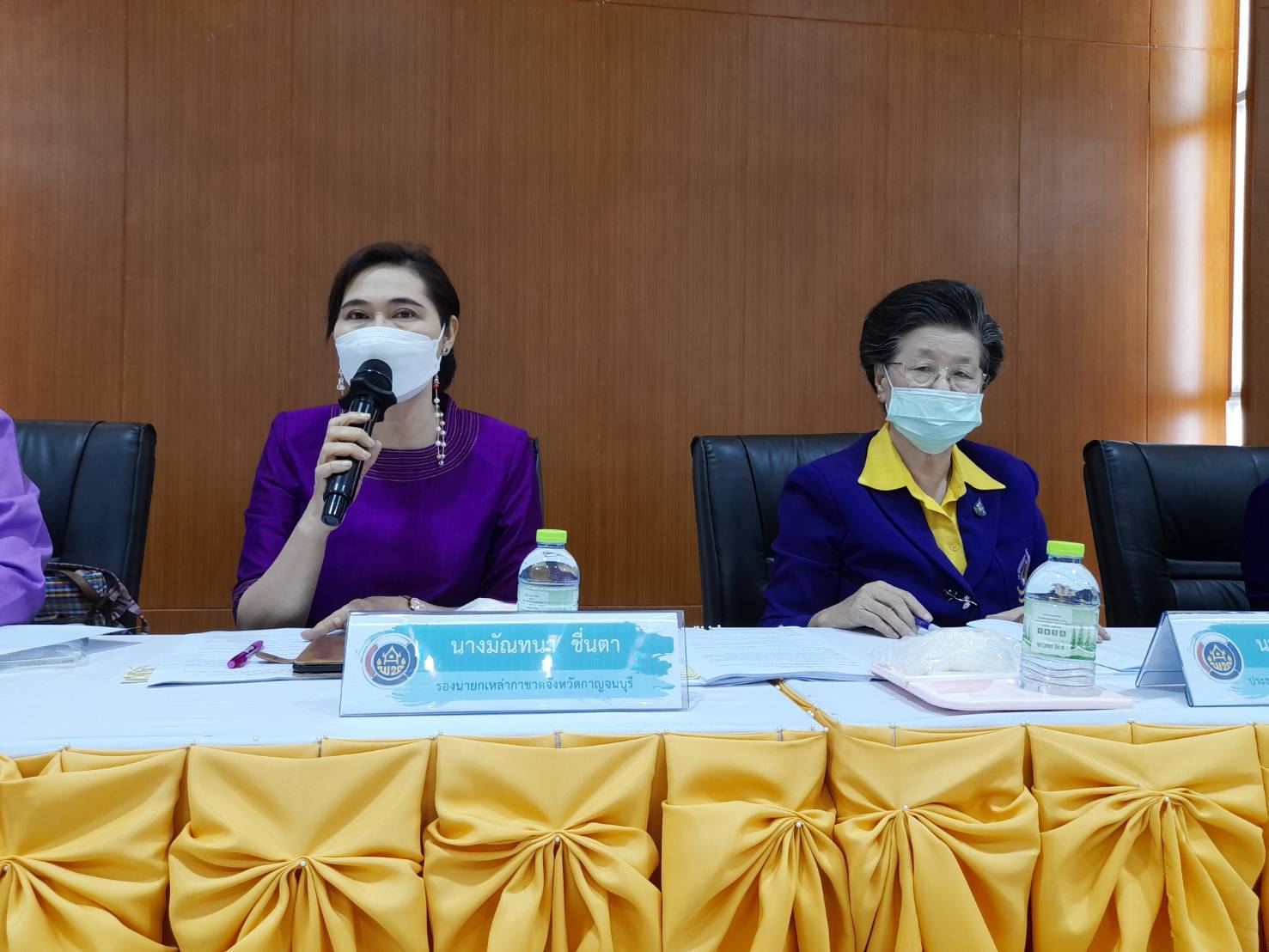 พช.กาญจนบุรี จัดการประชุมคณะกรรมการพัฒนาสตรีจังหวัดกาญจนบุรี (กพสจ.) ครั้งที่ 1/2565