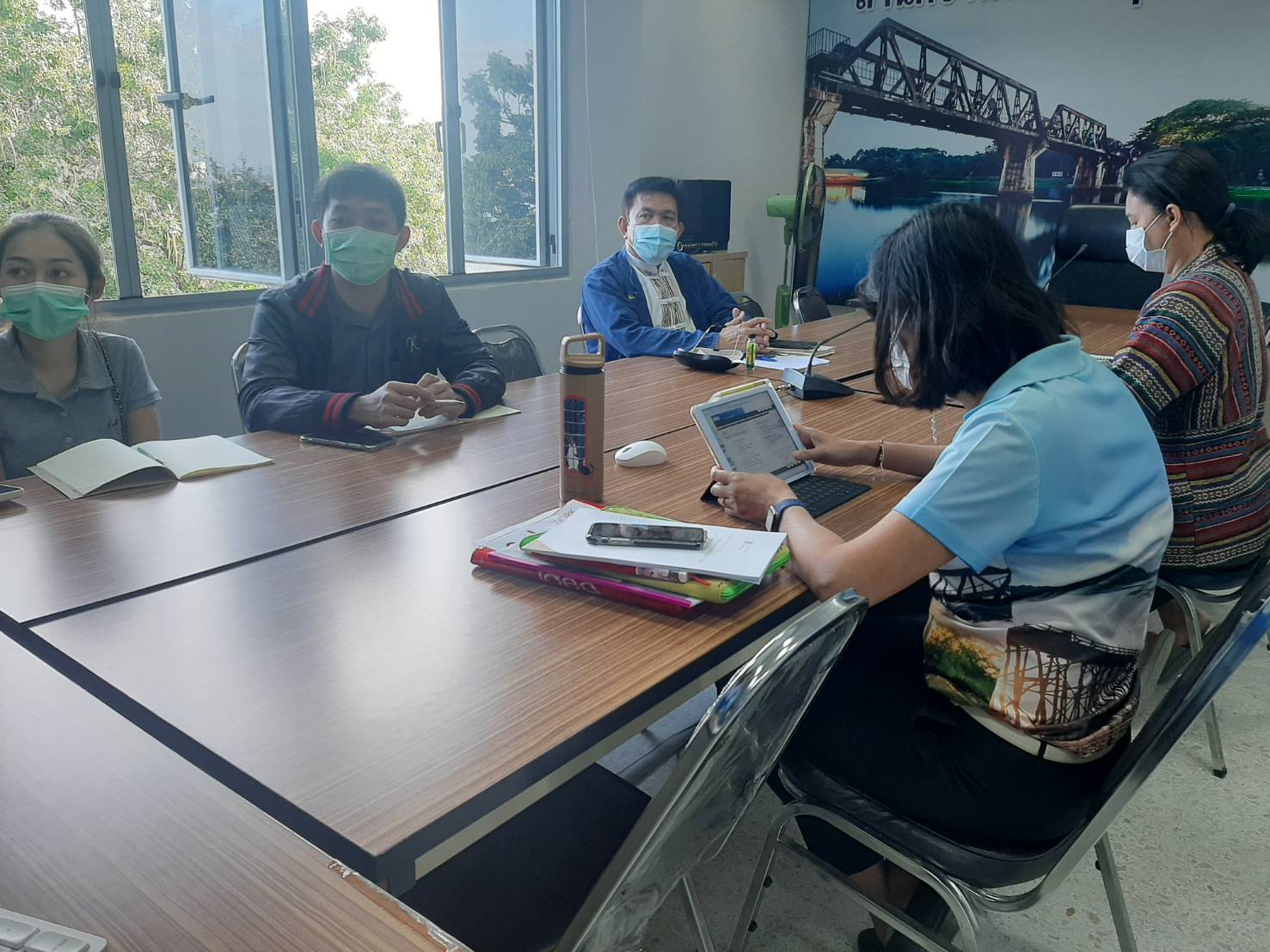 พช.กาญจนบุรี เสริมทักษะ สร้างการเรียนรู้การใช้งานระบบ TPMAP Logbook