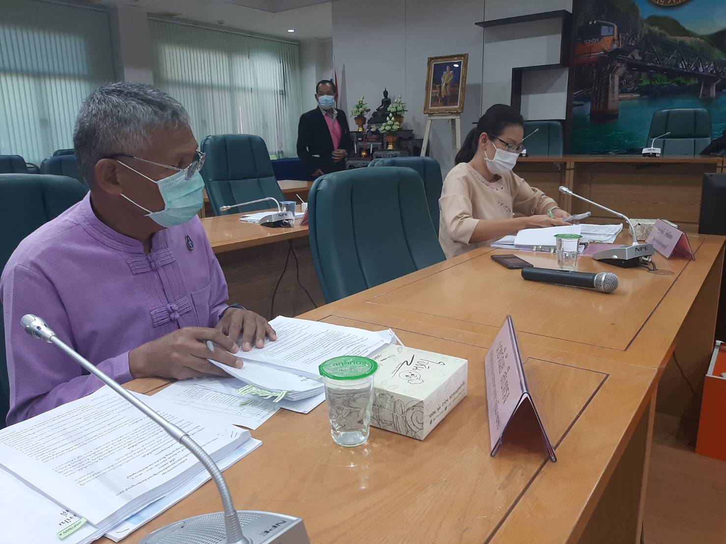 พช.กาญจน์ จัดประชุมคณะกรรมการประสานและขับเคลื่อนนโยบายสานพลังประชารัฐประจำจังหวัดกาญจนบุรี (คสป.) ครั้งที่ 4/2564