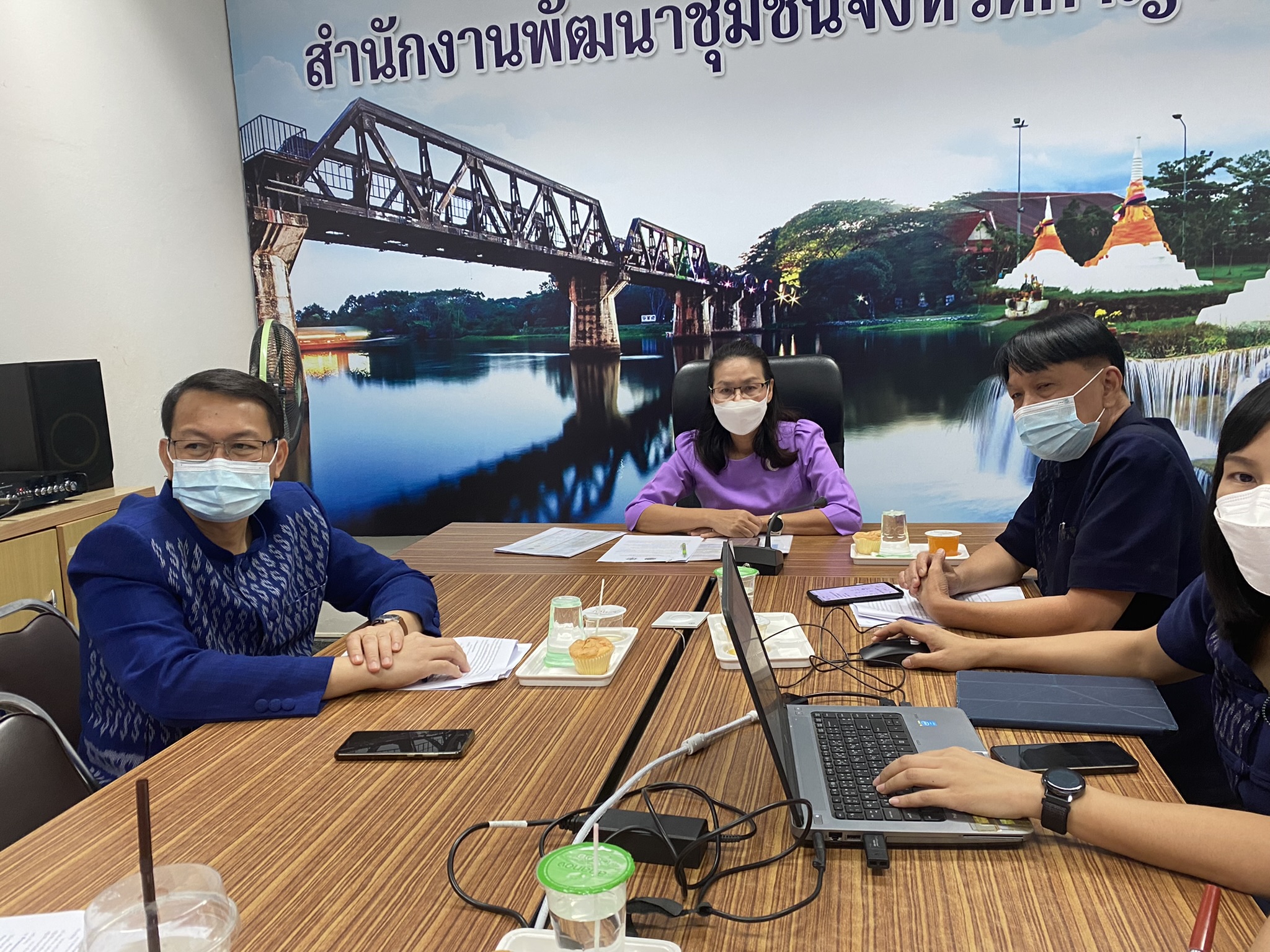 พช.กาญจน์ ขับเคลื่อนเตรียมความพร้อมการลงพื้นที่ฝึกภาคสนาม ของข้าราชการพัฒนาชุมชน หลักสูตรพัฒนากรก่อนประจำการ รุ่นที่ 119