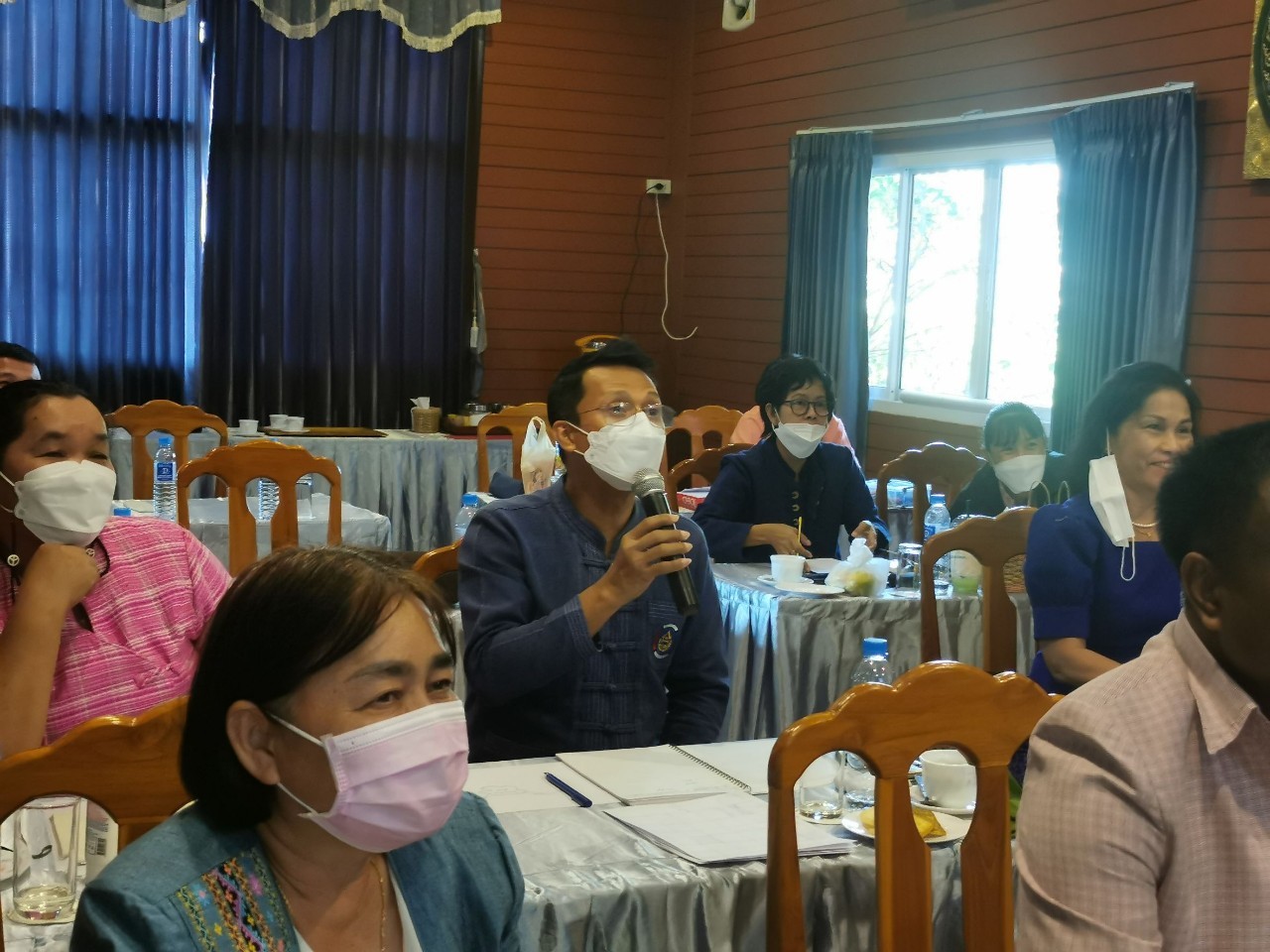 พัฒนาการอำเภอกาญจน์ ร่วมการประชุมโครงการฝึกอบรมบุคลากรกรมการพัฒนาชุมชน หลักสูตรเสริมสมรรถนะพัฒนาการอำเภอ ประจำปีงบประมาณ 2565 ผ่านระบบ Zoom Cloud Meeting