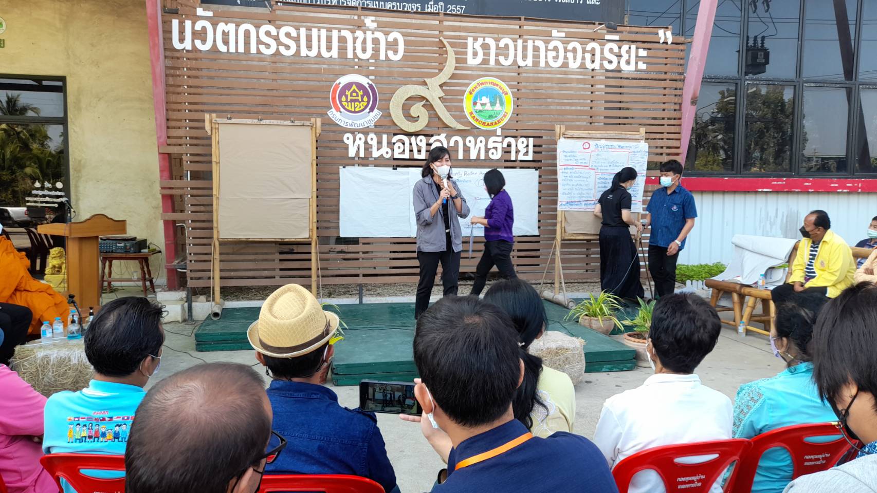? CDD KAN News : พัฒนาการจังหวัดกาญจนบุรี นำทีมวิทยากรพัฒนาชุมชน เป็นต้นแบบจัดเวทีแผนชุมชน ถ่ายทอดสู่น้องพัฒนากรบรรจุใหม่ รุ่น 119