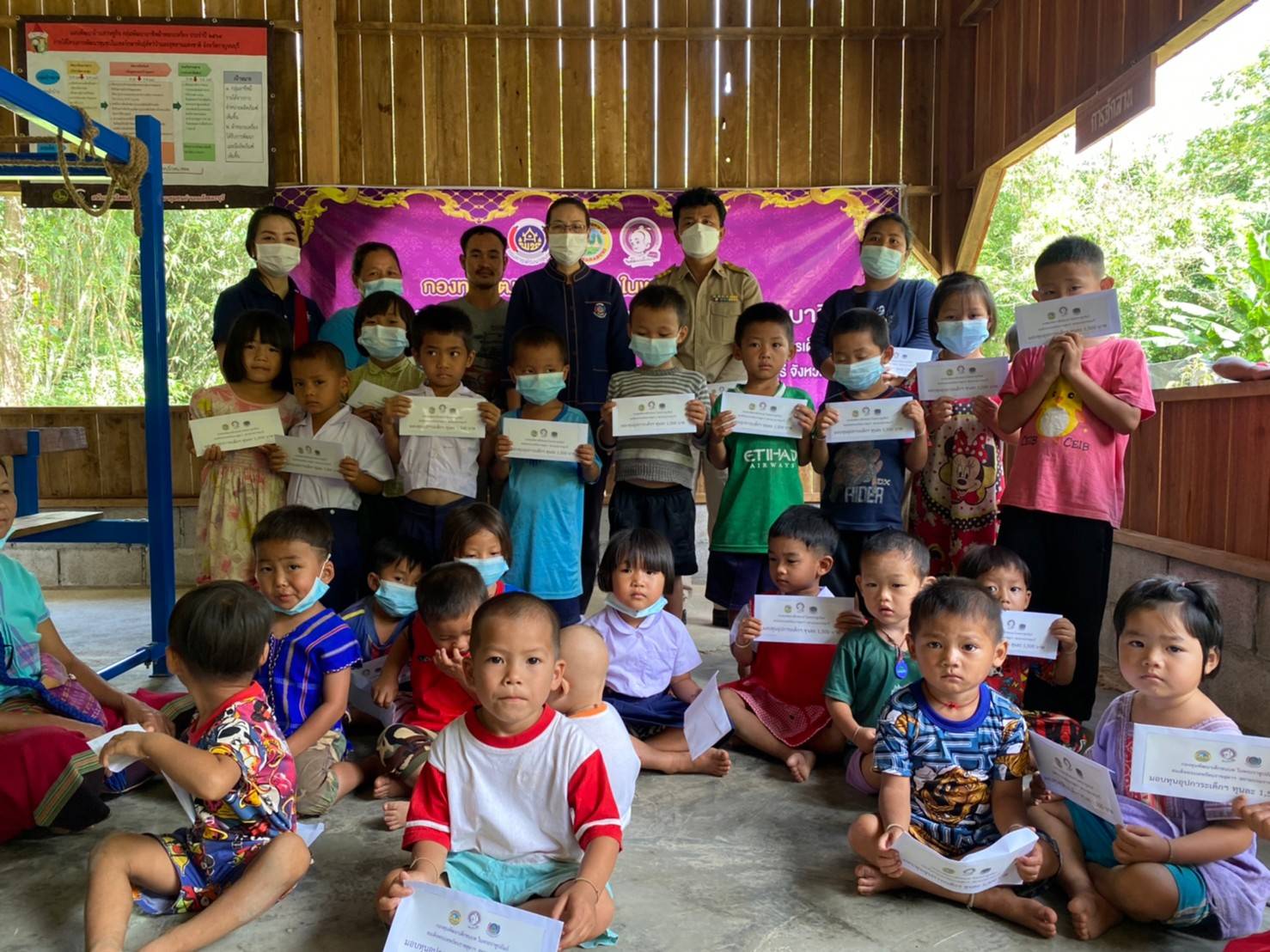 ? CDD@KAN NEWS >>> พช.กาญจนบุรี มอบทุนอุปการะและสนับสนุนจัดหาวัสดุอุปกรณ์เพื่อเสริมสร้างพัฒนาการเด็กก่อนวัยเรียน มุ่งยกระดับคุณภาพชีวิตเด็กให้ดีขึ้น”