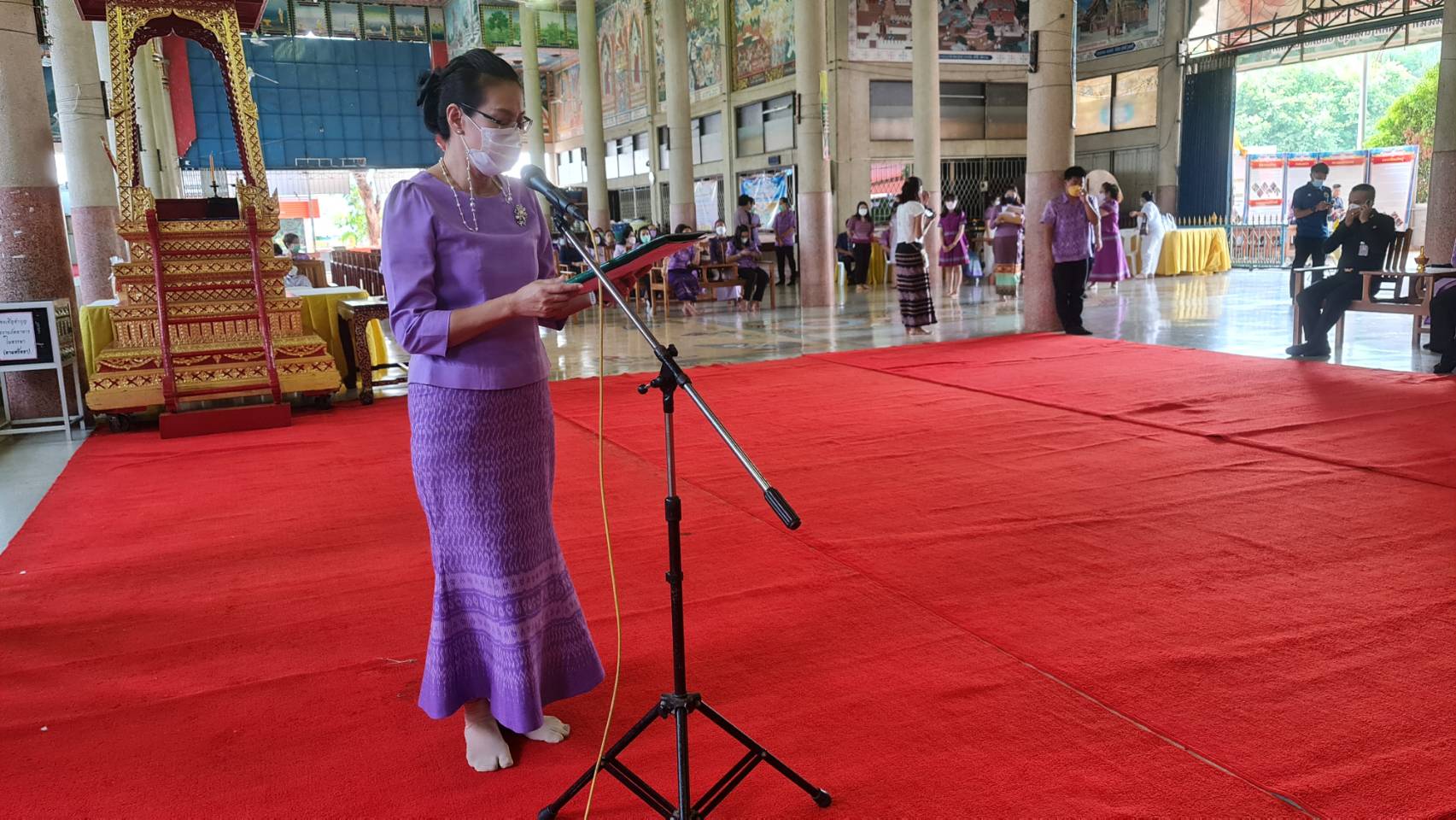 ? CDD KAN News : พช.กาญจนบุรี จัดพิธีทอดผ้าป่าสมทบกองทุนพัฒนาเด็กชนบท ในพระราชูปถัมภ์สมเด็จพระเทพรัตนราชสุดาฯ สยามบรมราชกุมารี ประจำปี 2565