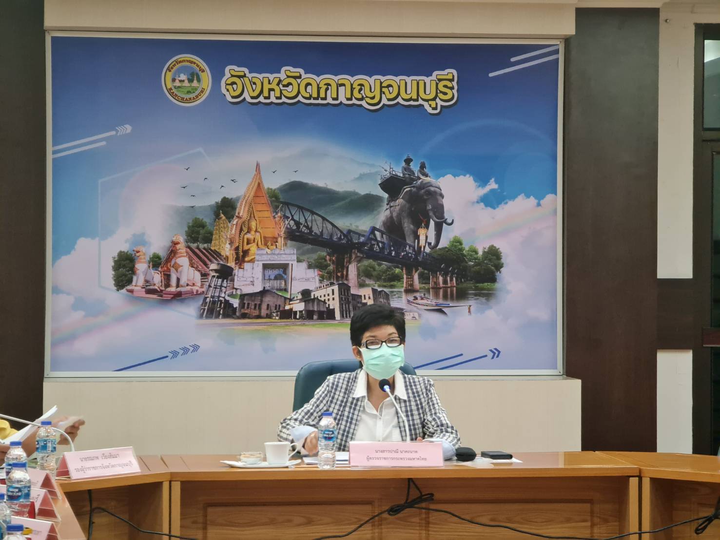 ? CDD KAN News : พช.กาญจน์ ร่วมให้การต้อนรับผู้ตรวจราชการกระทรวงมหาดไทย เนื่องในโอกาสลงพื้นที่ตรวจติดตามในประเด็นการตรวจราชการประจำเดือนมิถุนายน 2565 ในพื้นที่จังหวัดกาญจนบุรี