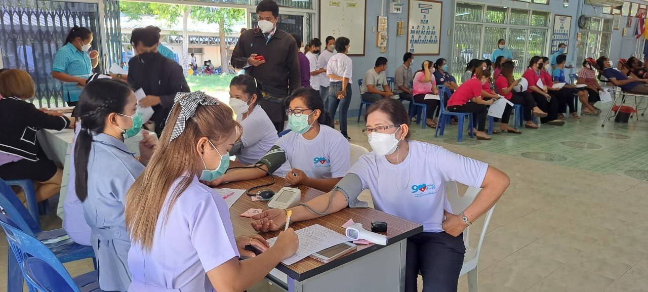 ? พัฒนาชุมชนกาญจนบุรี จับมือเครือข่ายกองทุนแม่ของแผ่นดินจังหวัดกาญจนบุรี จัดกิจกรรมบริจาคโลหิต “90 พรรษา 90 ล้านซีซี ถวายราชสดุดี สมเด็จพระบรมราชชนนีพันปีหลวง”? พัฒนาชุมชนกาญจนบุรี จับมือเครือข่ายกองทุนแม่ของแผ่นดินจังหวัดกาญจนบุรี จัดกิจกรรมบริจาคโลหิต “90 พรรษา 90 ล้านซีซี ถวายราชสดุดี สมเด็จพระบรมราชชนนีพันปีหลวง”