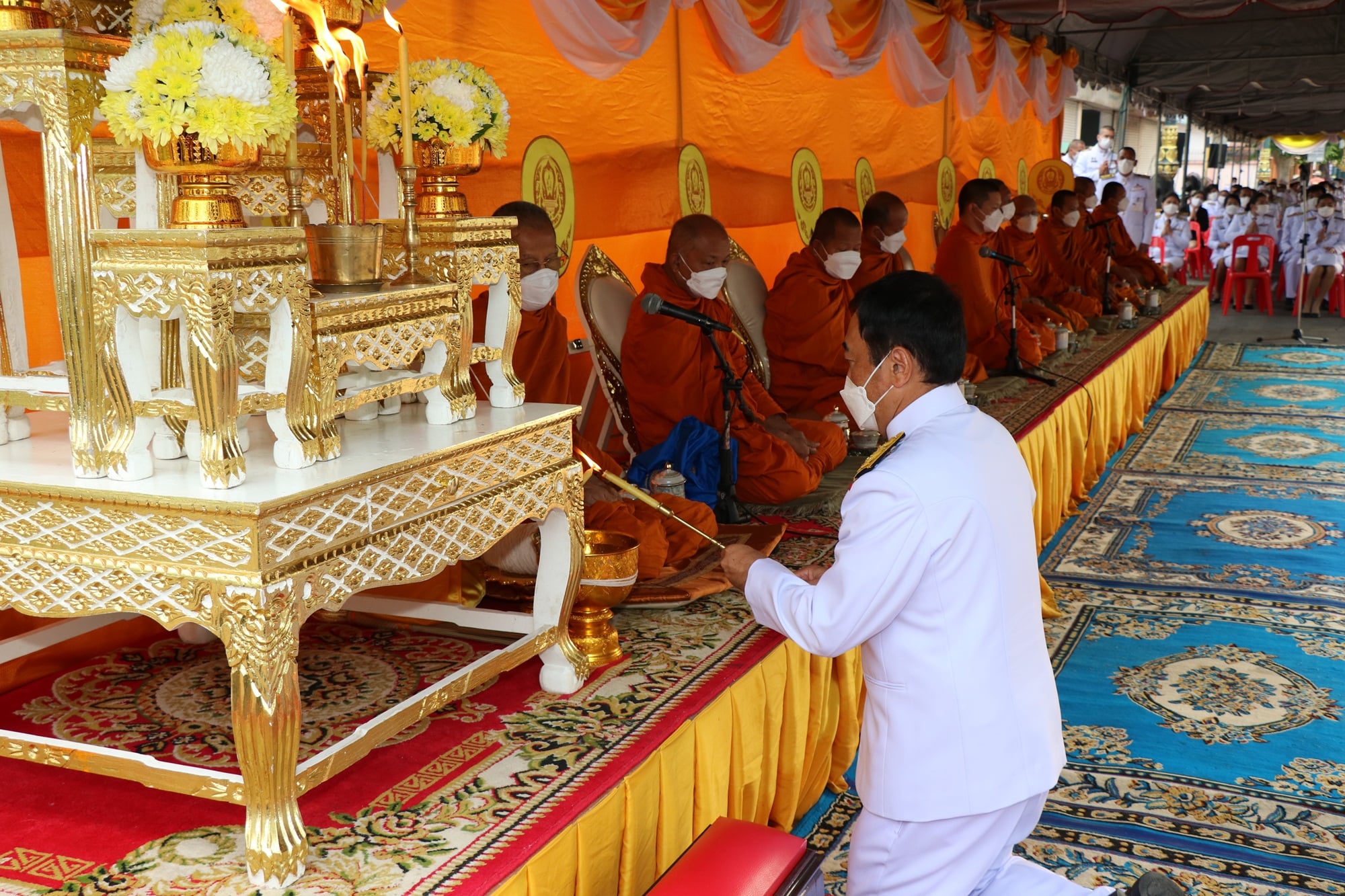 ? CDD KAN News : พช.กาญจนบุรี ถวายราชสักการะพระบรมราชานุสาวรีย์ พระบาทสมเด็จพระนั่งเกล้าเจ้าอยู่หัว ในวันแผ่นดินสมเด็จพระนั่งเกล้าเจ้าอยู่หัว