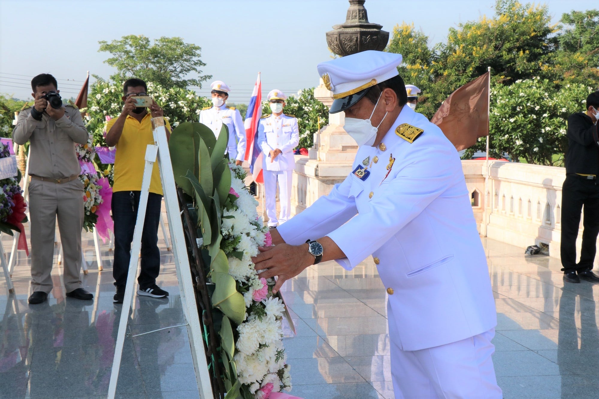 ? CDD KAN News : พช.กาญจน์ ร่วมถวายราชสักการะพระบรมราชานุสาวรีย์ สมเด็จพระนเรศวรมหาราช เนื่องในวันคล้ายวันสวรรคต เพื่อน้อมรำลึกถึงพระเกียรติคุณของพระองค์ในการกอบกู้เอกราชให้แก่ประเทศไทย