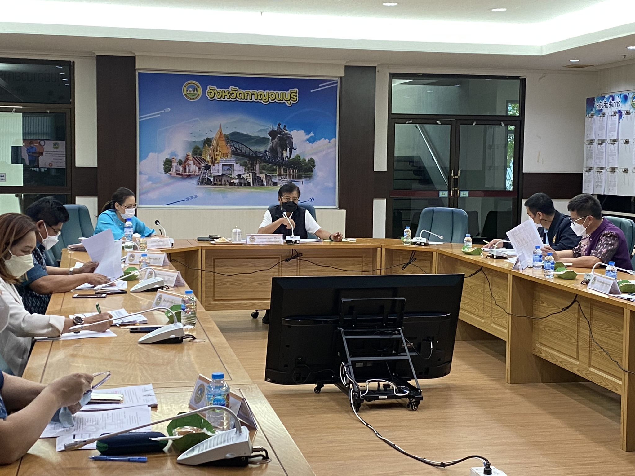 CDD@KAN News >>>เมืองกาญจน์ จัดประชุมเตรียมลงพื้นที่ลุย “แก้จน Mobile” 5 อำเภอสุดท้าย เพื่อสร้างสุขให้คนเมืองกาญจน์เต็มรูปแบบ