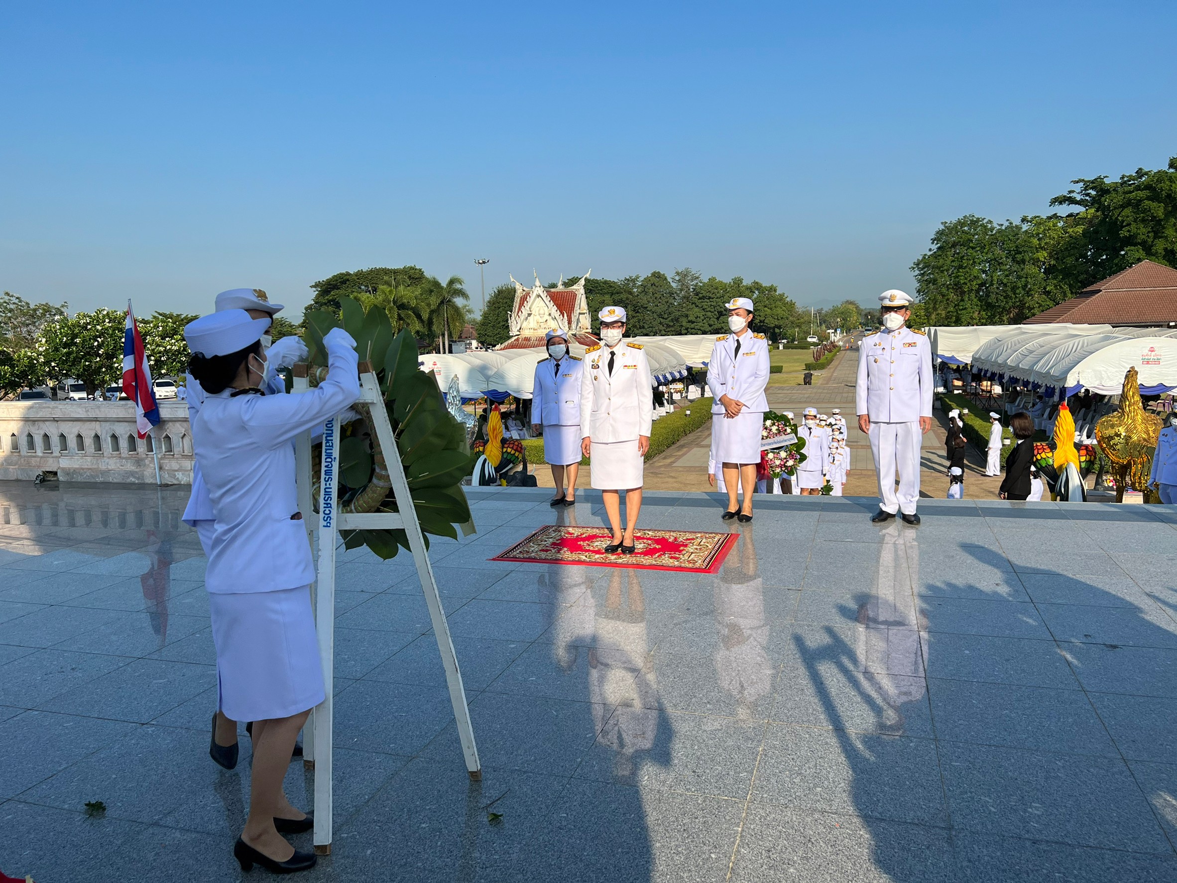 ? CDD KAN News : พช.กาญจน์ ร่วมถวายราชสักการะพระบรมราชานุสาวรีย์ สมเด็จพระนเรศวรมหาราช เนื่องในวันคล้ายวันสวรรคต เพื่อน้อมรำลึกถึงพระเกียรติคุณของพระองค์ในการกอบกู้เอกราชให้แก่ประเทศไทย