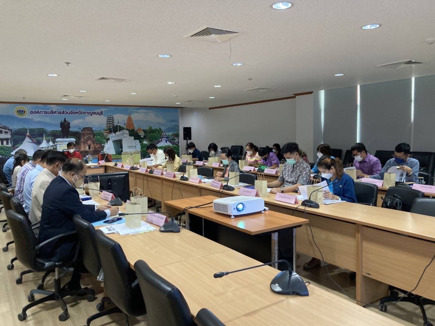 DD KAN News : พช.กาญจน์ จัดประชุมคณะกรรมการประสานและขับเคลื่อนนโยบายสานพลังประชารัฐประจำจังหวัดกาญจนบุรี (คสป.) ครั้งที่ 2/2565