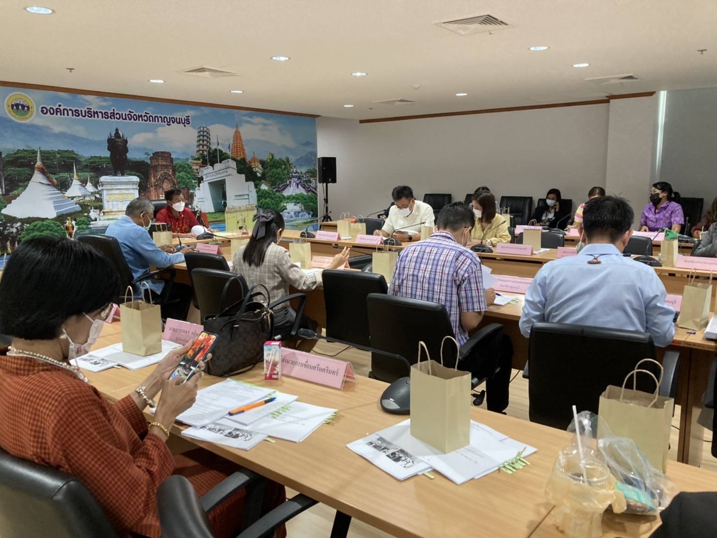DD KAN News : พช.กาญจน์ จัดประชุมคณะกรรมการประสานและขับเคลื่อนนโยบายสานพลังประชารัฐประจำจังหวัดกาญจนบุรี (คสป.) ครั้งที่ 2/2565