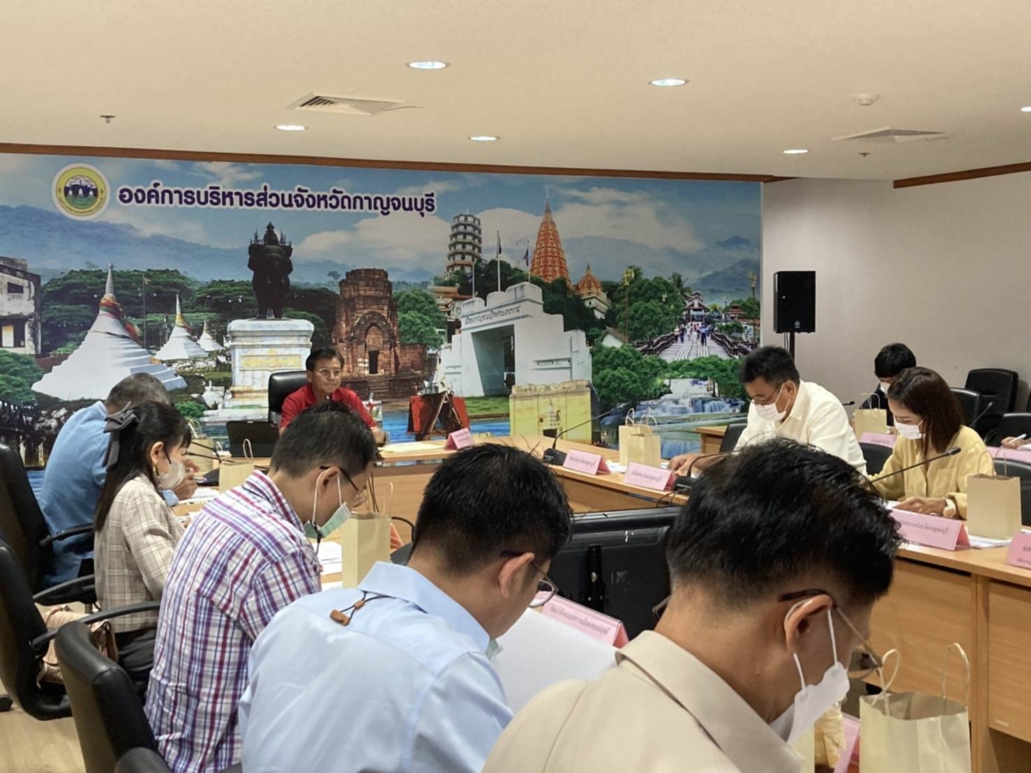 DD KAN News : พช.กาญจน์ จัดประชุมคณะกรรมการประสานและขับเคลื่อนนโยบายสานพลังประชารัฐประจำจังหวัดกาญจนบุรี (คสป.) ครั้งที่ 2/2565