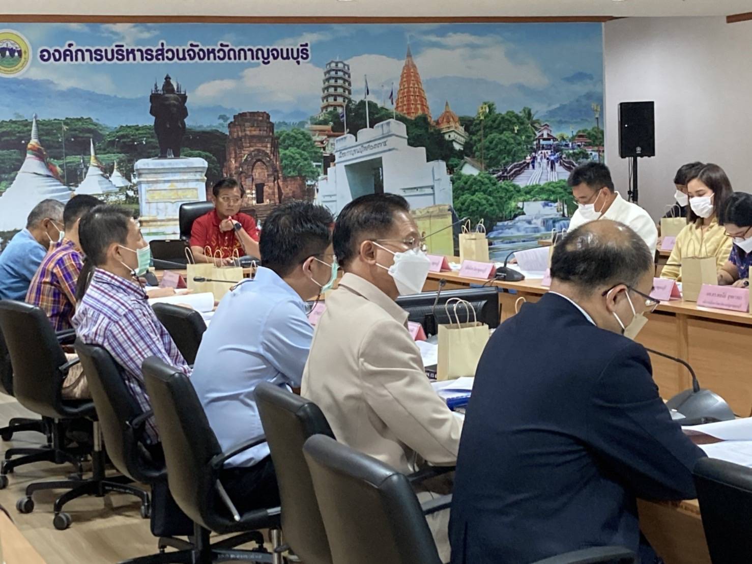 DD KAN News : พช.กาญจน์ จัดประชุมคณะกรรมการประสานและขับเคลื่อนนโยบายสานพลังประชารัฐประจำจังหวัดกาญจนบุรี (คสป.) ครั้งที่ 2/2565