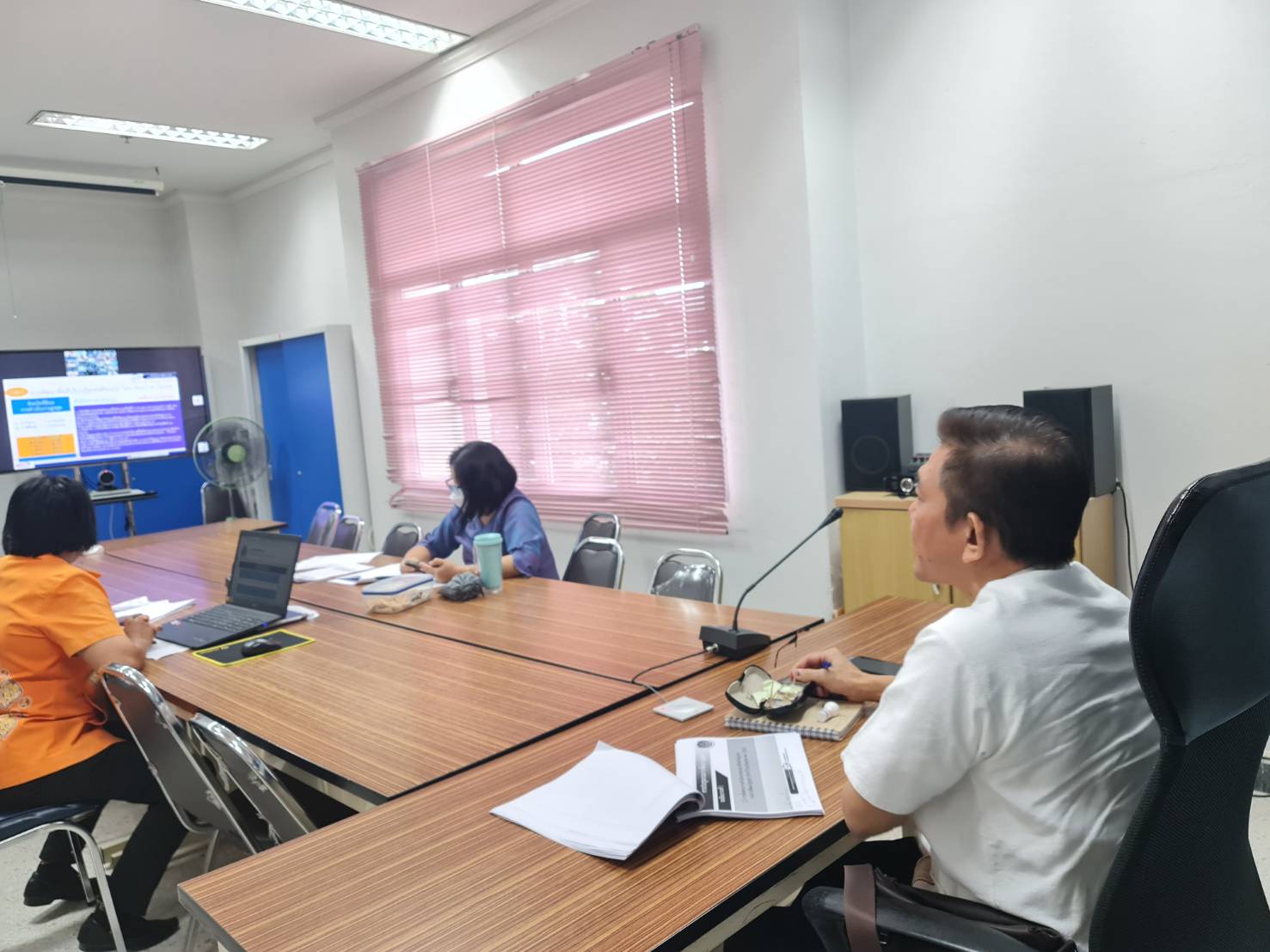 พช.กาญจน์ ประชุมประจำเดือนกรมการพัฒนาชุมชน ครั้งที่ 8/2565 ผ่านระบบ Conference