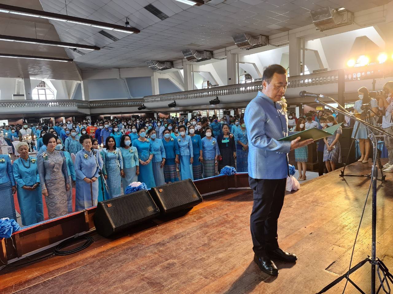 ? CDD KAN News : นายกสมาคมผู้นำสตรีพัฒนาชุมชนจังหวัด ร่วมกับ พช.กาญจน์ จัดงาน “รวมใจแม่และสตรีไทย ถวายแด่แม่ของแผ่นดิน” ประจำปี 2565