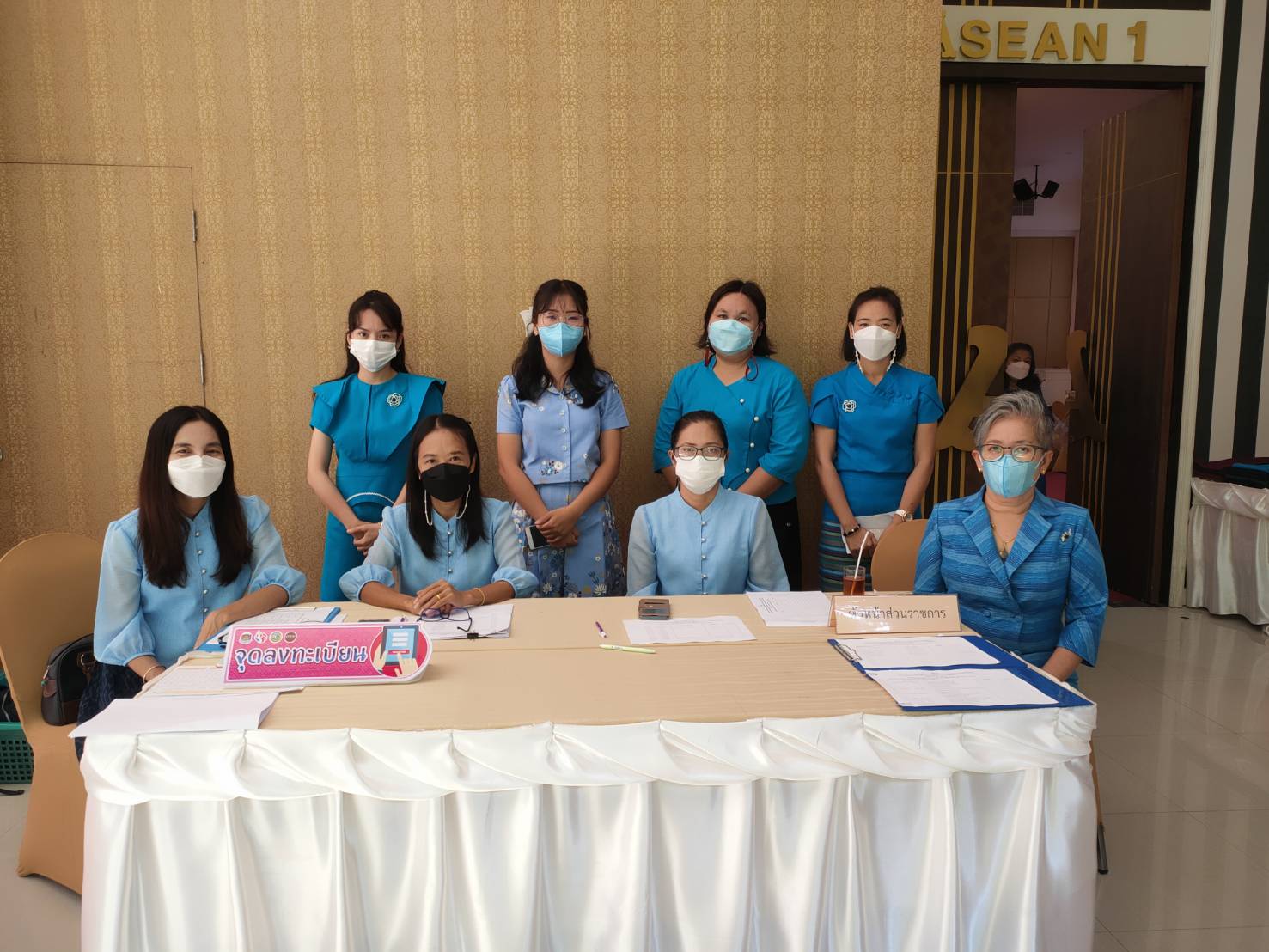 CDD KAN News : พช.กาญจน์ จัดงานโครงการรวมพลังสตรีกาญจน์ สืบสานงานศิลป์ผ้าถิ่นไทยเทิดไท้พระบรมราชชนนีพันปีหลวง