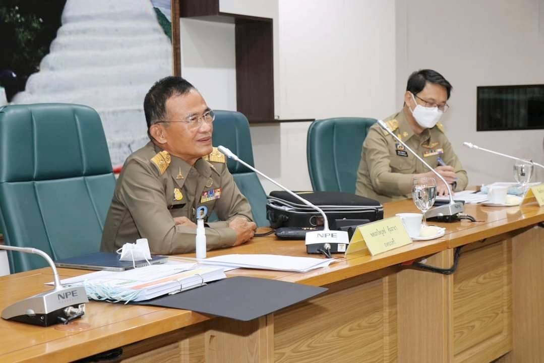 องคมนตรี ประชุมติดตามความคืบหน้าการเตรียมการรับเสด็จ ฯ และติดตามความคืบหน้าการดำเนินงานโครงการพัฒนาชุมชนในเขตรักษาพันธุ์สัตว์ป่าและอุทยานแห่งชาติจังหวัดกาญจนบุรี ภายใต้มูลนิธิภูบดินทร์ ในพระบรมราชูปถัมภ์ “