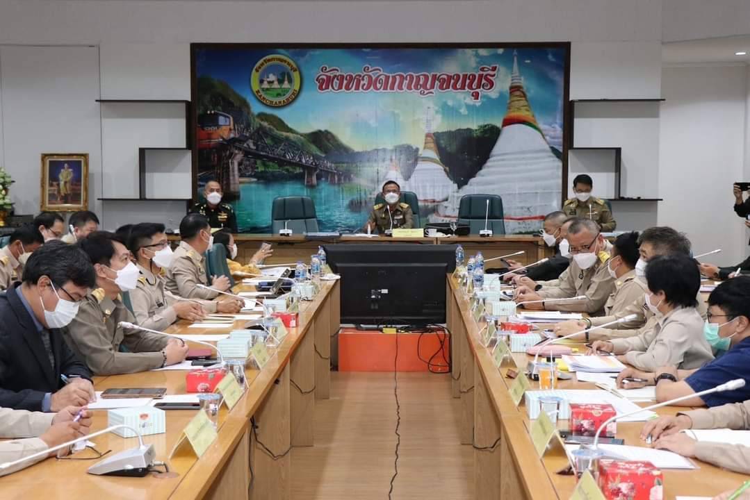 องคมนตรี ประชุมติดตามความคืบหน้าการเตรียมการรับเสด็จ ฯ และติดตามความคืบหน้าการดำเนินงานโครงการพัฒนาชุมชนในเขตรักษาพันธุ์สัตว์ป่าและอุทยานแห่งชาติจังหวัดกาญจนบุรี ภายใต้มูลนิธิภูบดินทร์ ในพระบรมราชูปถัมภ์ “