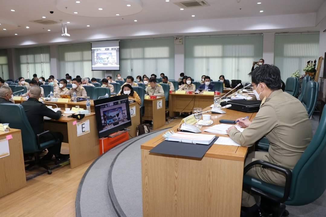 องคมนตรี ประชุมติดตามความคืบหน้าการเตรียมการรับเสด็จ ฯ และติดตามความคืบหน้าการดำเนินงานโครงการพัฒนาชุมชนในเขตรักษาพันธุ์สัตว์ป่าและอุทยานแห่งชาติจังหวัดกาญจนบุรี ภายใต้มูลนิธิภูบดินทร์ ในพระบรมราชูปถัมภ์ “
