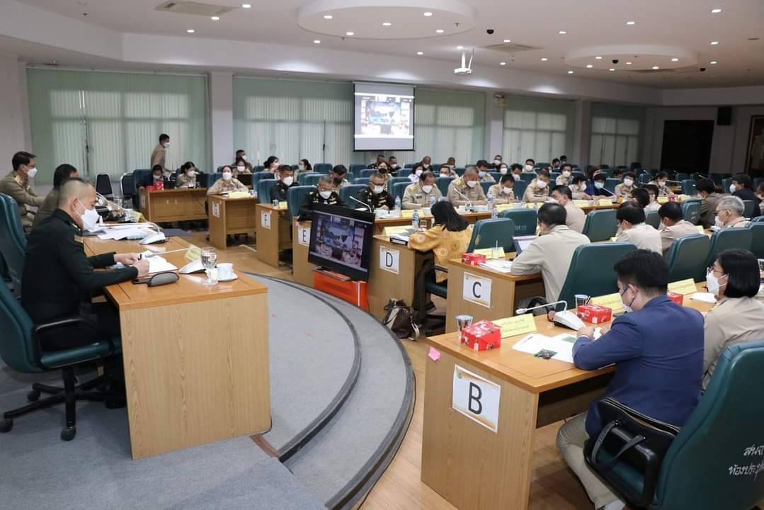 องคมนตรี ประชุมติดตามความคืบหน้าการเตรียมการรับเสด็จ ฯ และติดตามความคืบหน้าการดำเนินงานโครงการพัฒนาชุมชนในเขตรักษาพันธุ์สัตว์ป่าและอุทยานแห่งชาติจังหวัดกาญจนบุรี ภายใต้มูลนิธิภูบดินทร์ ในพระบรมราชูปถัมภ์ “