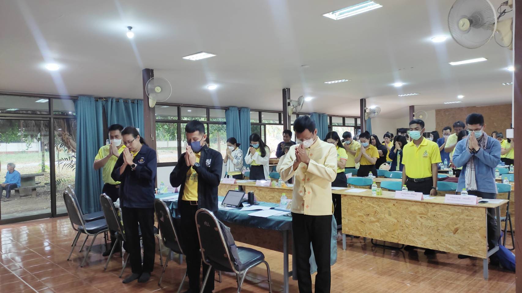พช. กาญจนบุรี ประชุมผู้บริหารและนักวิชาการพัฒนาชุมชนสำนักงานพัฒนาชุมชนจังหวัด ครั้งที่ 2/2566