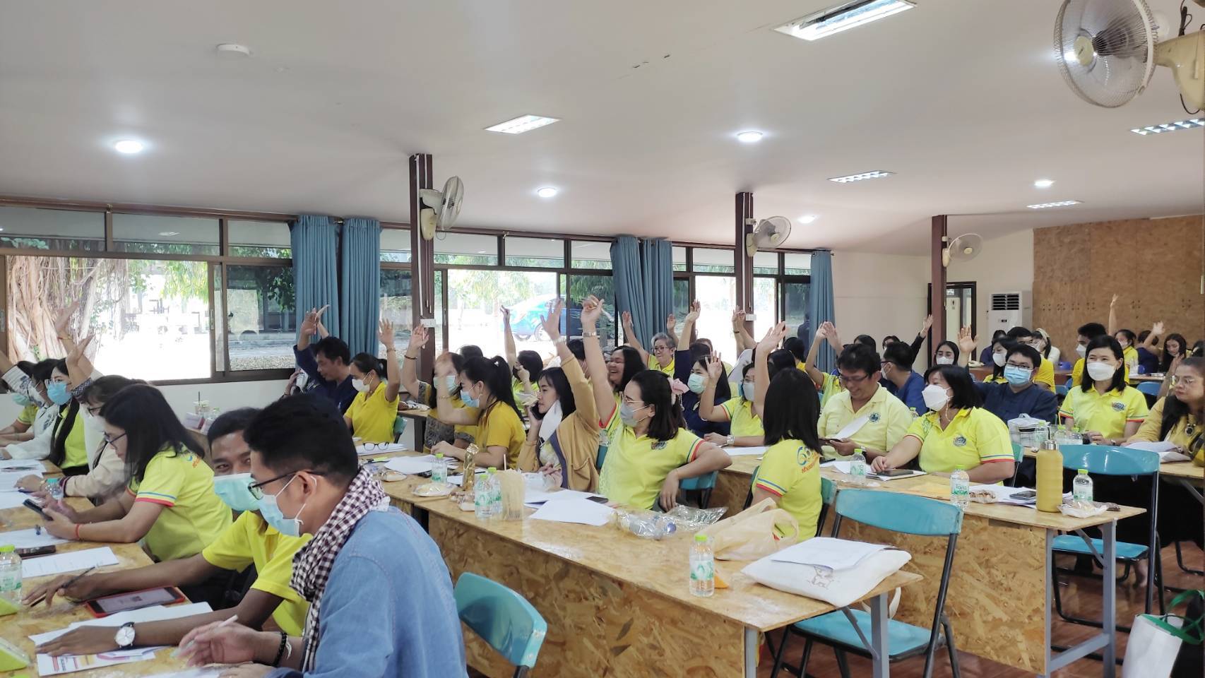 พช. กาญจนบุรี ประชุมผู้บริหารและนักวิชาการพัฒนาชุมชนสำนักงานพัฒนาชุมชนจังหวัด ครั้งที่ 2/2566
