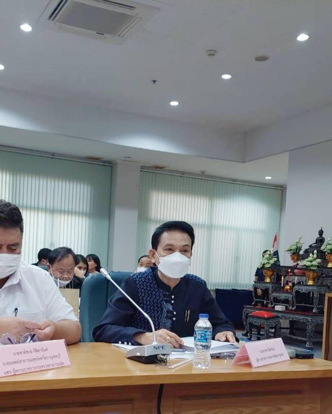 พช.กาญจนบุรีร่วมประชุมผู้ตรวจราชการสำนักนายกรัฐมนตรี เขตตรวจราชการที่ 3 พร้อมคณะตรวจราชการแบบบูรณาการ ในพื้นที่จังหวัดกาญจนบุรี