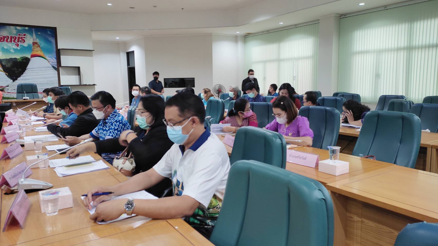 พช.กาญจนบุรี จัดประชุมคณะกรรมการประสานและขับเคลื่อนนโยบายสานพลังประชารัฐจังหวัดกาญจนบุรี ครั้งที่ 2/256