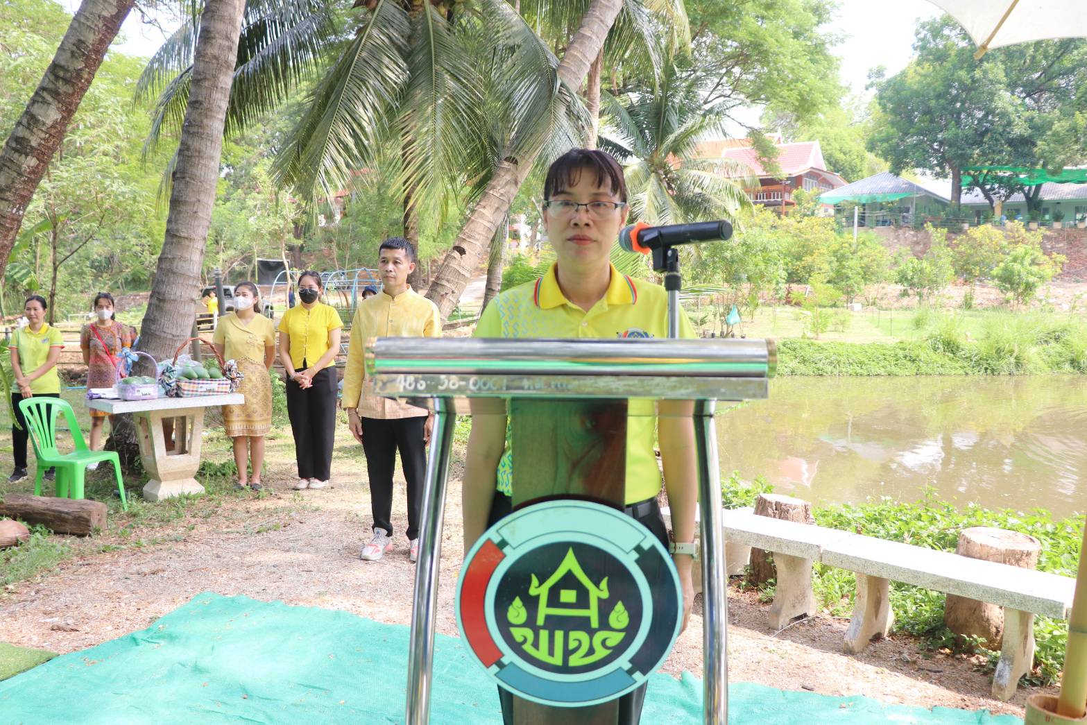 จังหวัดกาญจนบุรี ลุยขับคลื่อนโครงการสานพลัง “บวร” ร่วมสร้างความมั่นคงทางอาหาร และกิจกรรมทางนี้มีผล ผู้คนรักกัน ด้วยวิธีเกษตรธรรมชาติภายใต้ด้วยโมเดล 30 ตารางวา เฉลิมพระเกียรติสมเด็จพระเจ้าพี่นางเธอ เจ้าฟ้ากัลยาณิวัฒนา กรมหลวงนราธิวาสราชนครินทร