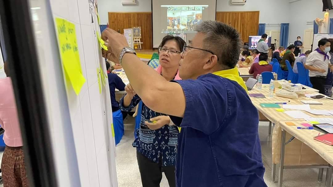 พช.กาญจนบุรี ร่วมฝึกอบรมเชิงปฏิบัติการ ผู้บริหารระดับสูง กระทรวงมหาดไทย หลักสูตรผู้นำนักขับเคลื่อนยุทธศาสตร์ นำการเปลี่ยนแปลง สู่เป้าหมายการพัฒนาที่ยั่งยืน วันที่ 2