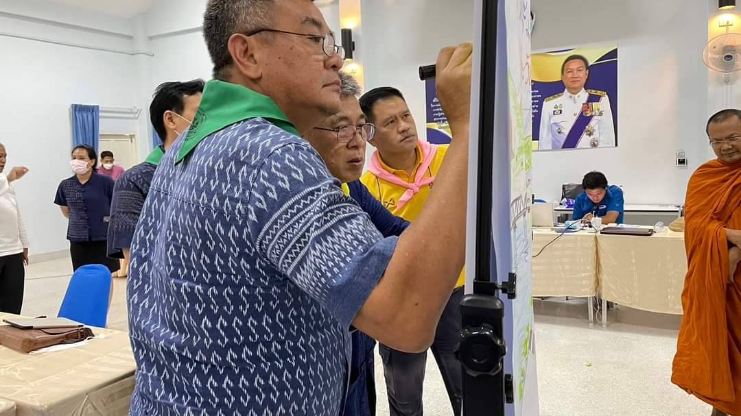 พช.กาญจนบุรี ร่วมฝึกอบรมเชิงปฏิบัติการ ผู้บริหารระดับสูง กระทรวงมหาดไทย หลักสูตรผู้นำนักขับเคลื่อนยุทธศาสตร์ นำการเปลี่ยนแปลง สู่เป้าหมายการพัฒนาที่ยั่งยืน วันที่ 2