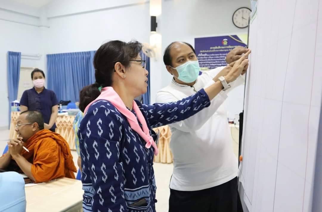 พช.กาญจนบุรี ร่วมฝึกอบรมเชิงปฏิบัติการ ผู้บริหารระดับสูง กระทรวงมหาดไทย หลักสูตรผู้นำนักขับเคลื่อนยุทธศาสตร์ นำการเปลี่ยนแปลง สู่เป้าหมายการพัฒนาที่ยั่งยืน วันที่ 2
